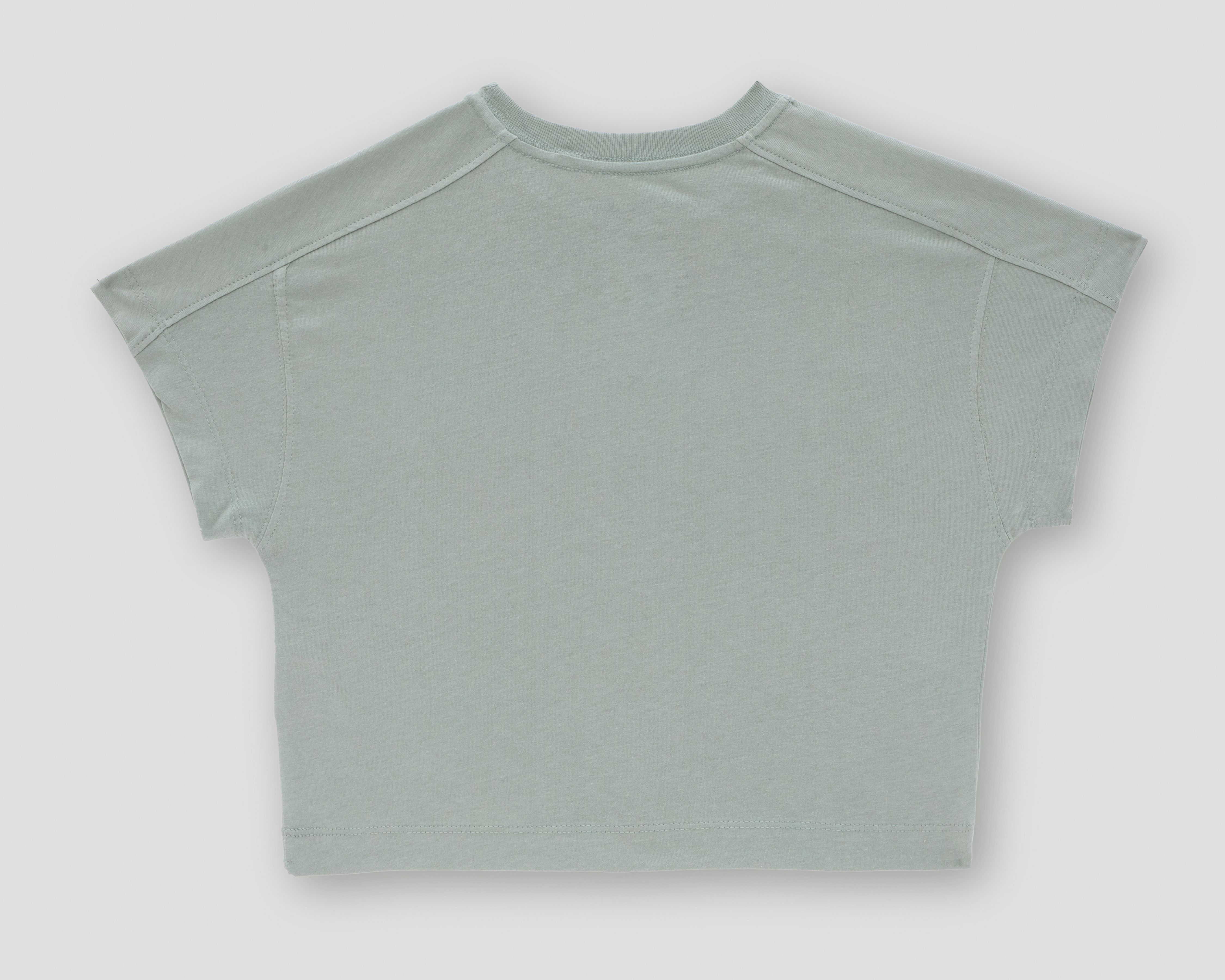 Foto 3 pulgar | Foto 2 | Playera de Cuello Redondo Verde Calvin Klein para Niña