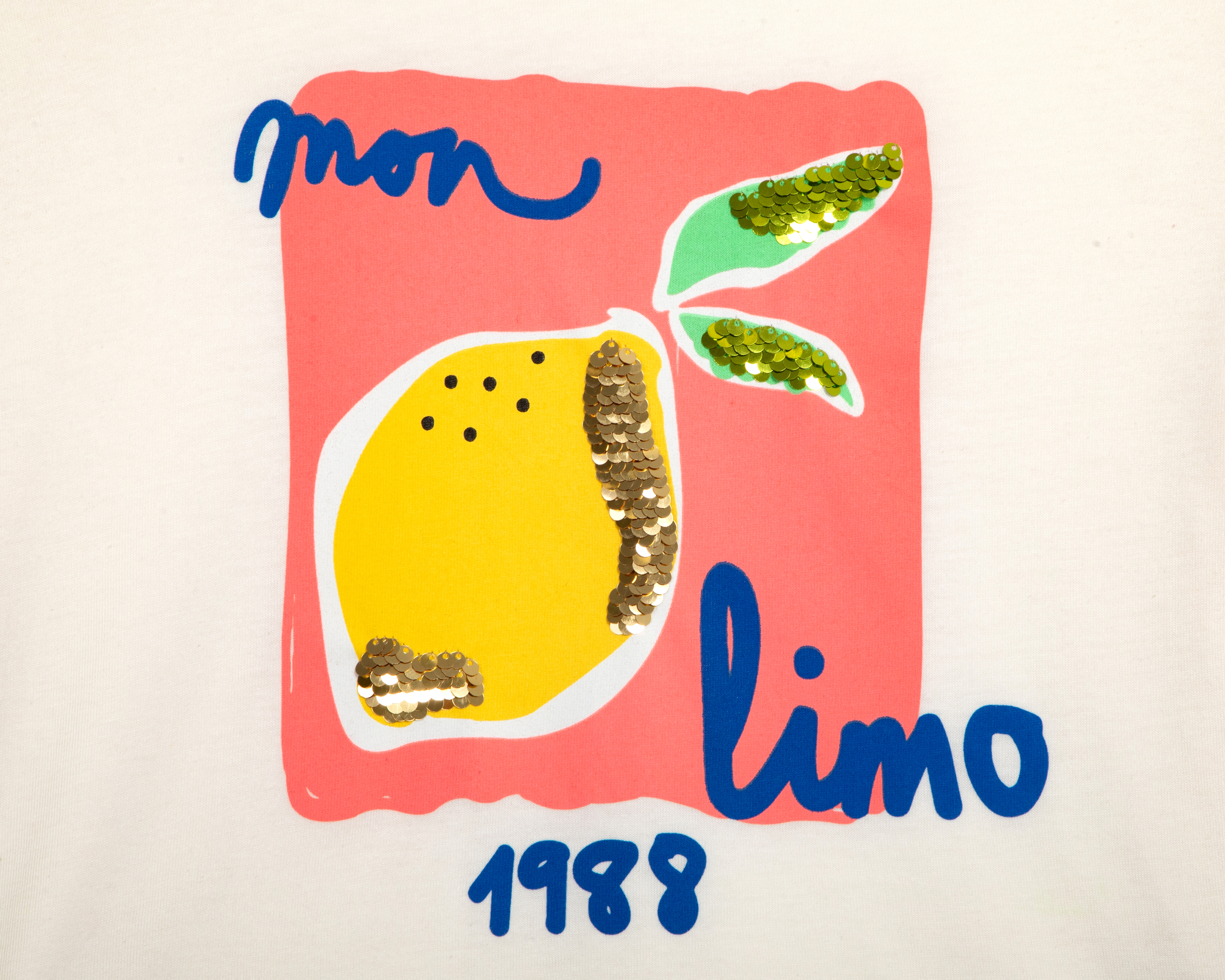 Foto 3 | Foto 3 | Playera de Cuello Redondo Beige Girls Attitude para Niña