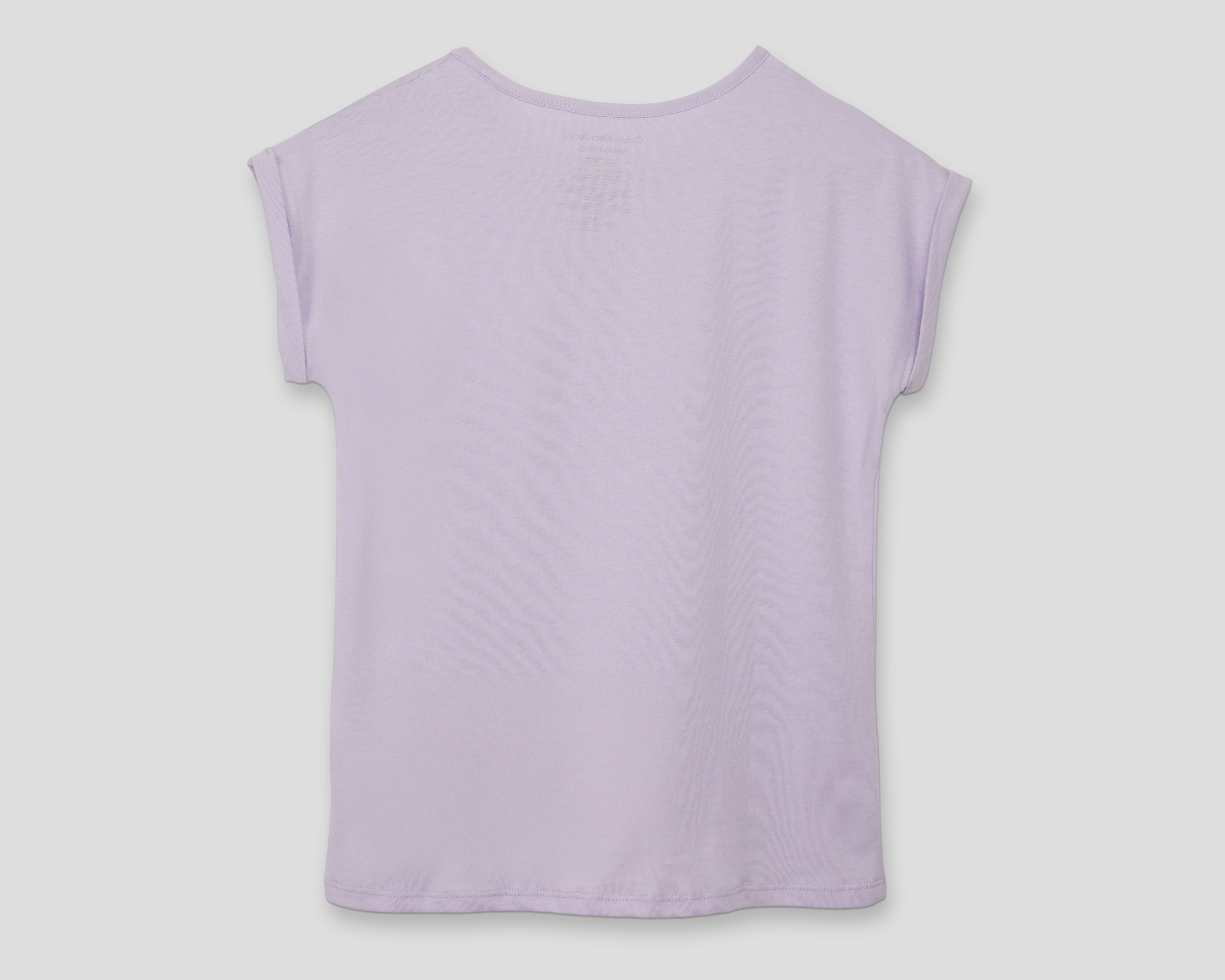 Foto 2 | Foto 2 | Playera de Cuello Redondo Lila Calvin Klein para Niña