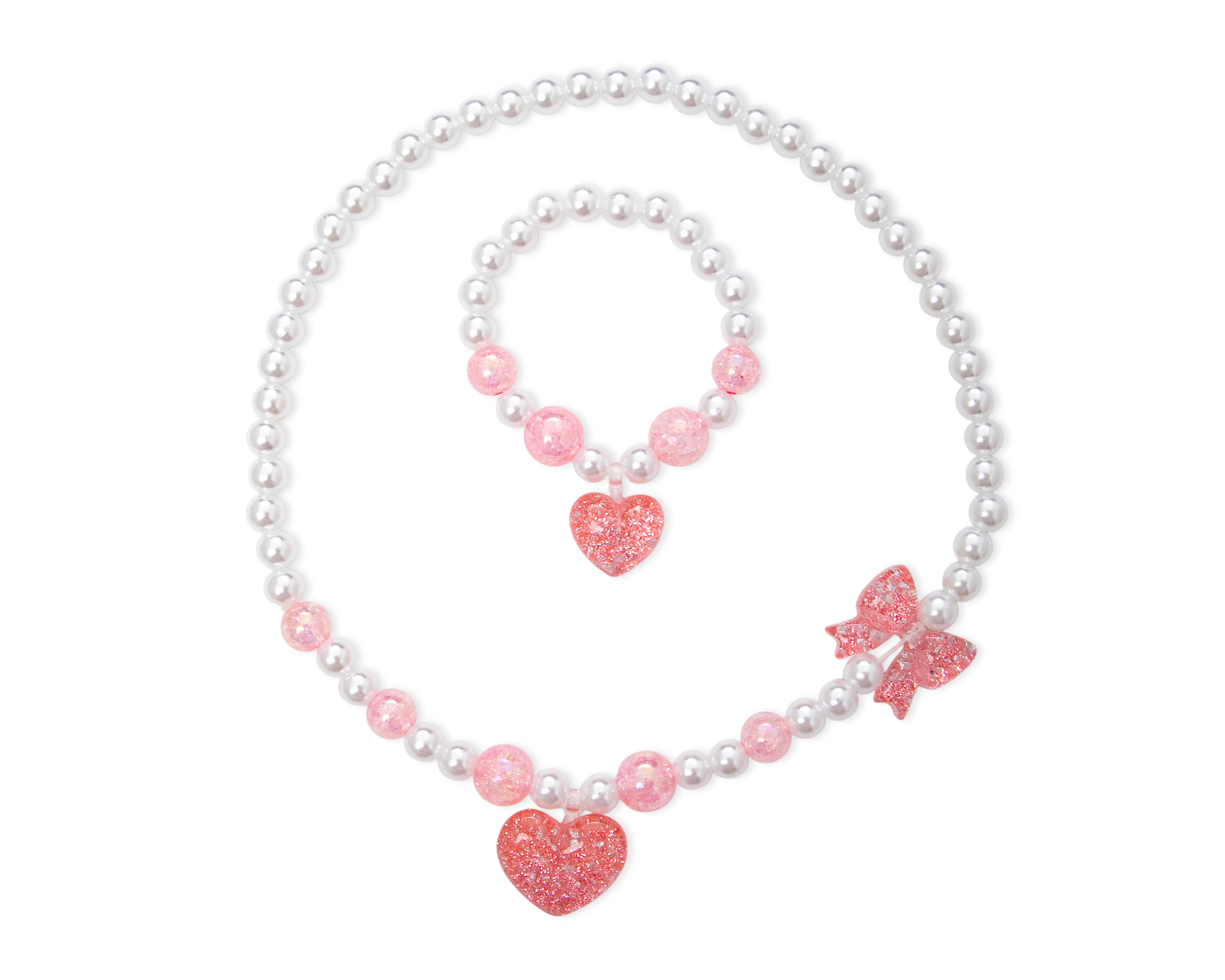 Foto 3 pulgar | Foto 2 | Pulsera y Collar de Plástico Girls Attitude 2 Piezas