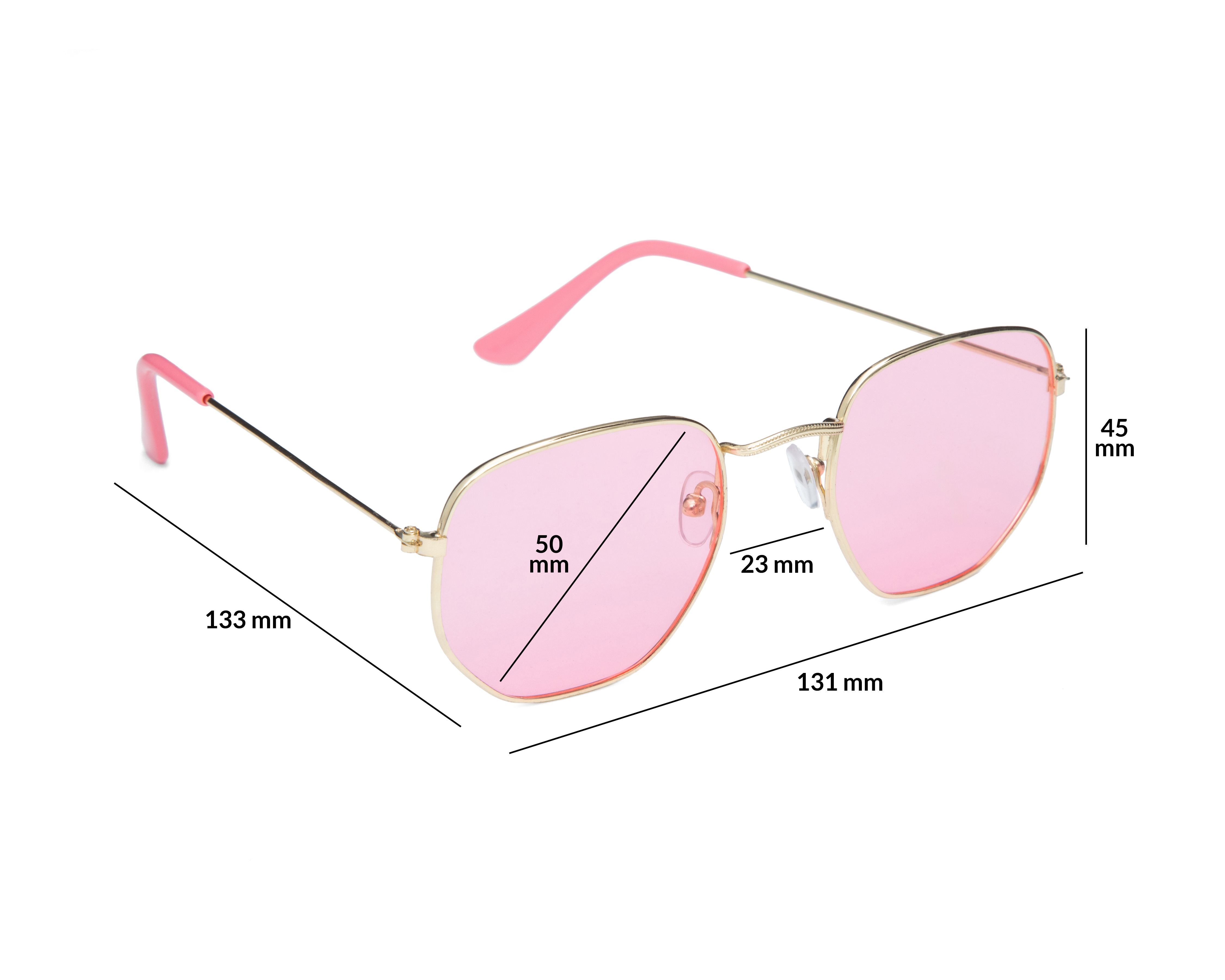 Foto 5 | Foto 5 | Lentes de Sol para Mujer 18 Forever Aviador SS2656 Dorados