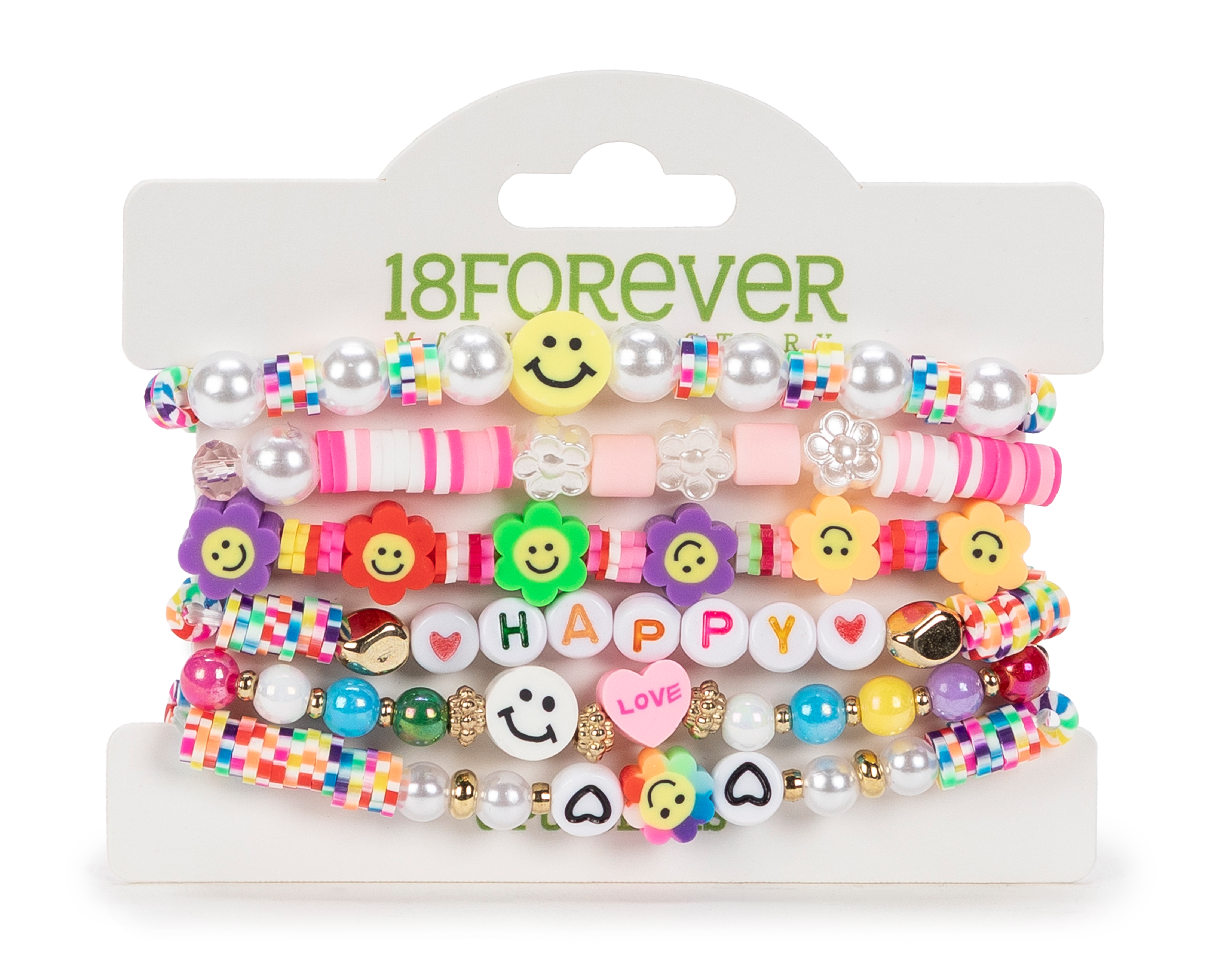 Pulsera de Plástico 18 Forever 6 Piezas