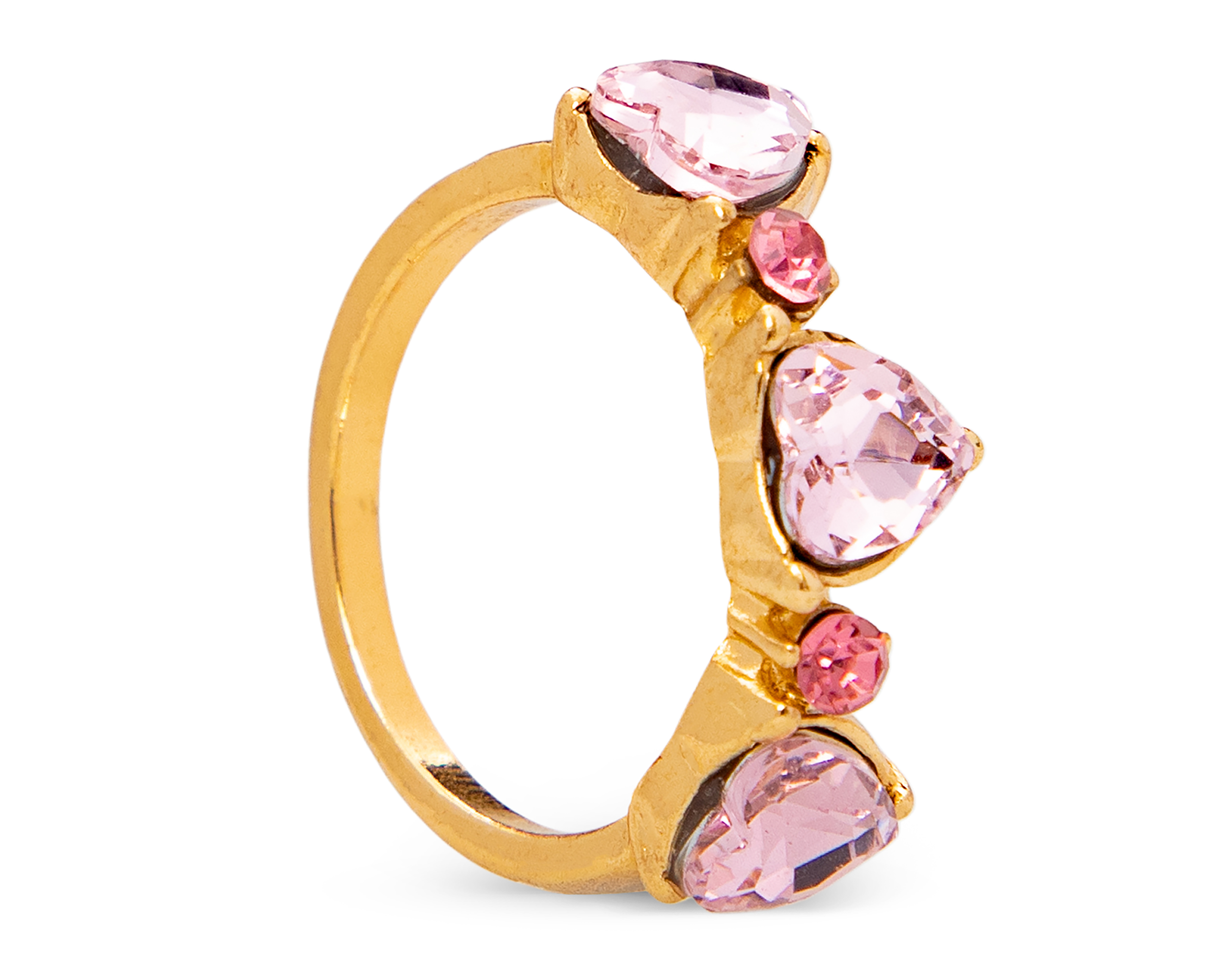 Foto 3 pulgar | Foto 2 | Anillo Dorado de Plástico 18 Forever 5 Piezas