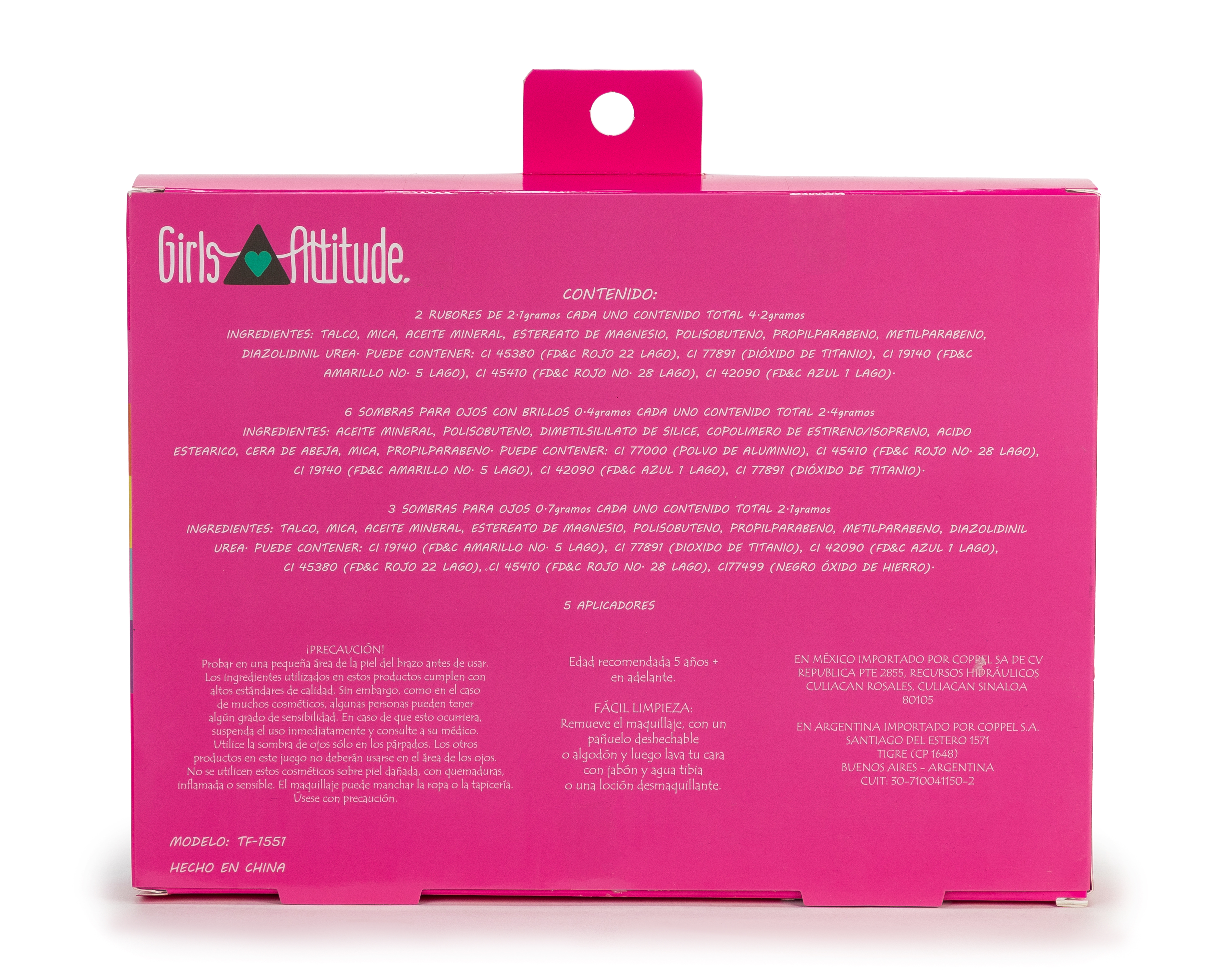 Foto 6 | Foto 6 | Juego de Belleza Girls Attitude 7 Piezas