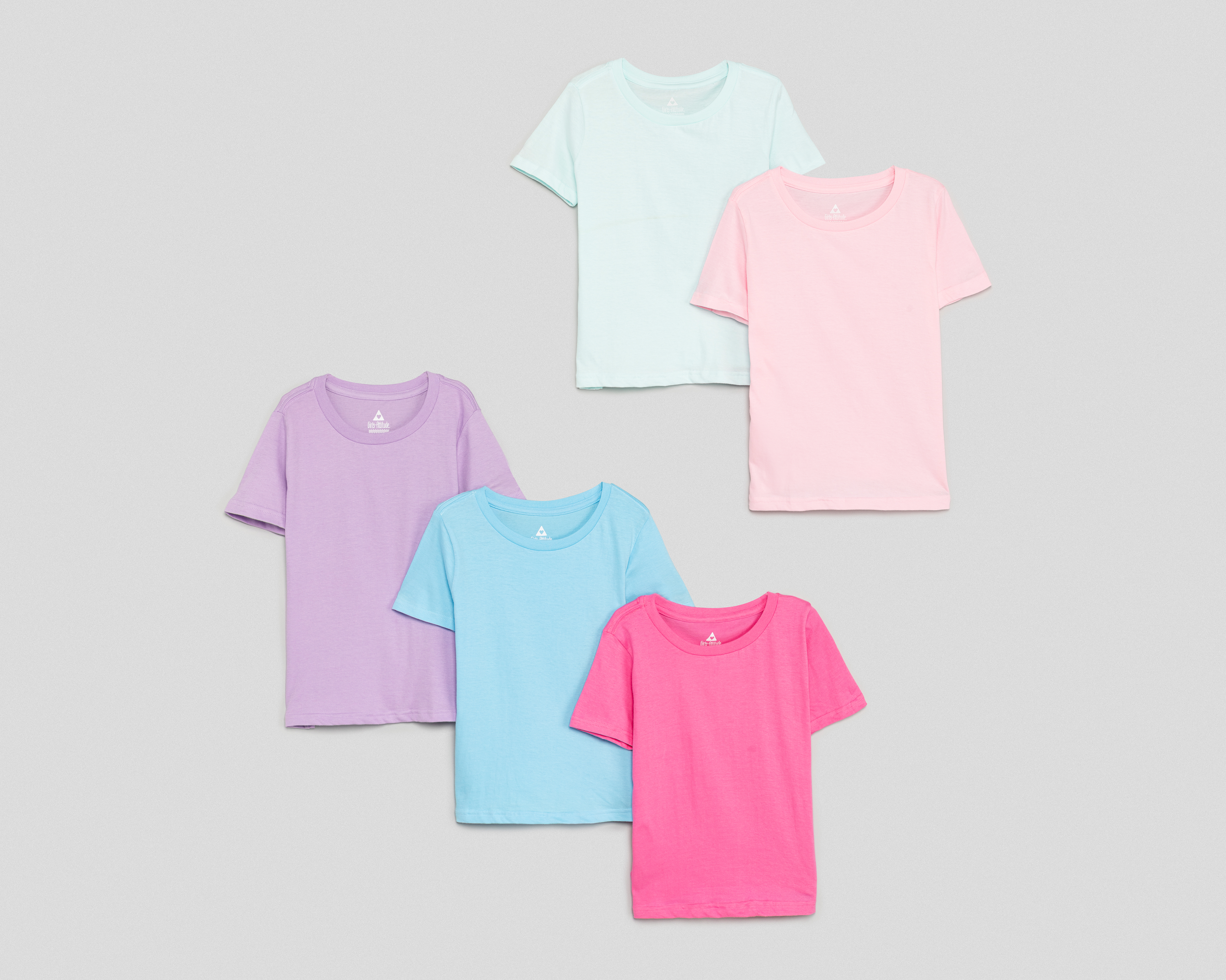 Camiseta Interior Girls Attitude para Niña 5 Piezas