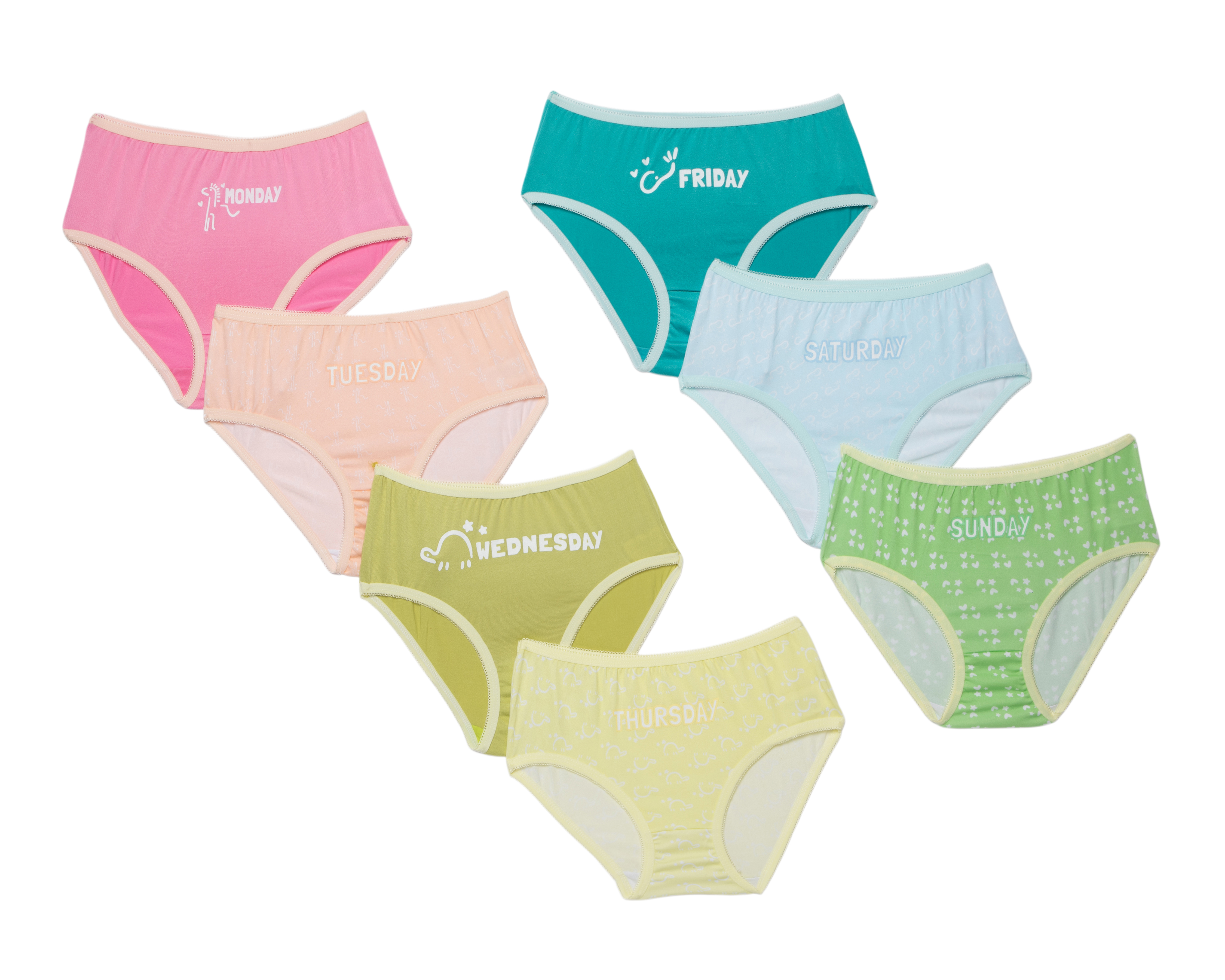 Foto 1 | Foto 1 | Pantaleta Girls Attitude para Niña 7 Piezas