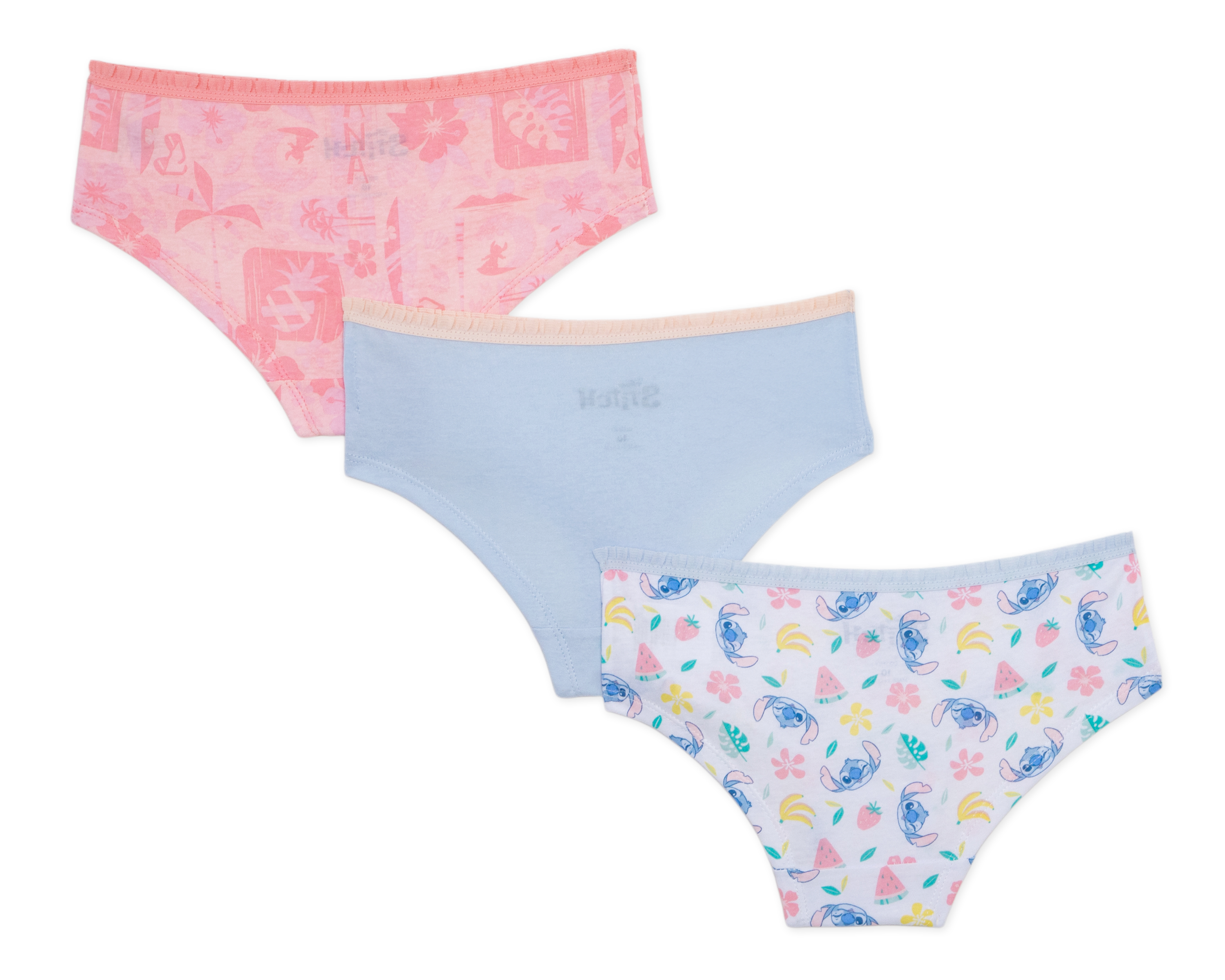 Foto 3 pulgar | Foto 2 | Pantaleta Disney Lilo & Stitch para Niña 3 Piezas