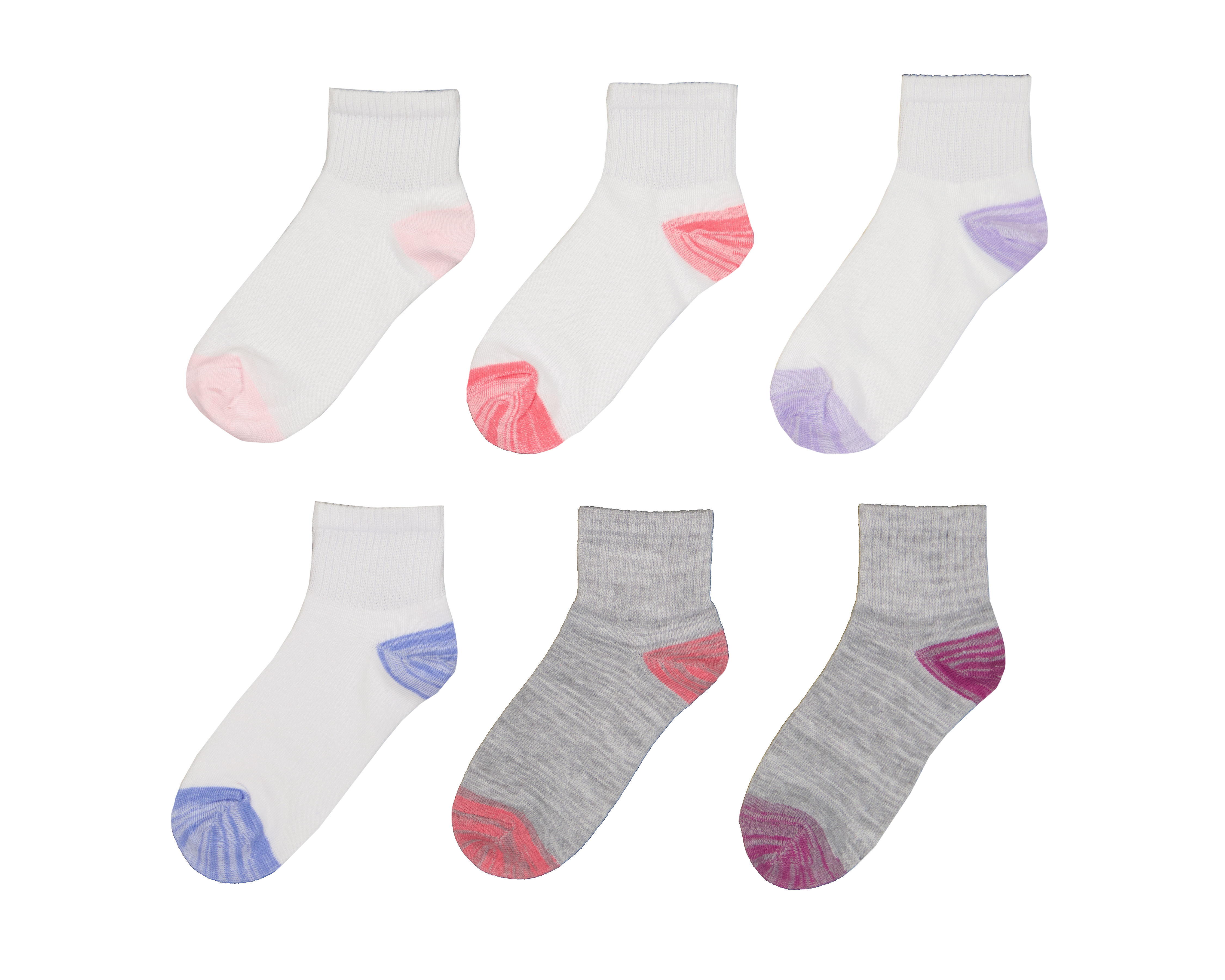 Foto 2 pulgar | Foto 1 | Calcetas Deportivas Sportline para Niña 6 Pares