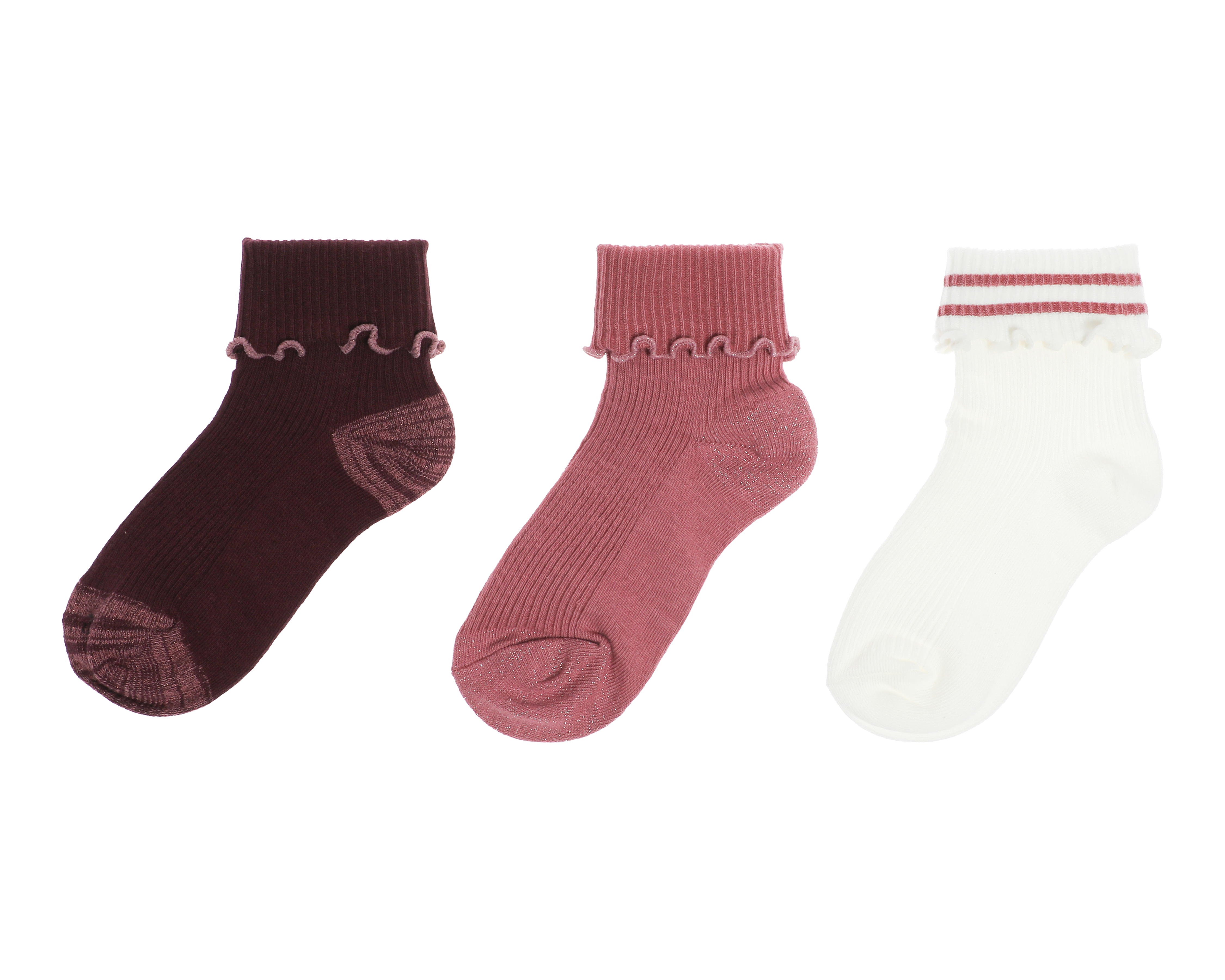 Foto 1 | Foto 1 | Calcetas Cortas de Vestir Girls Attitude para Niña 3 Pares