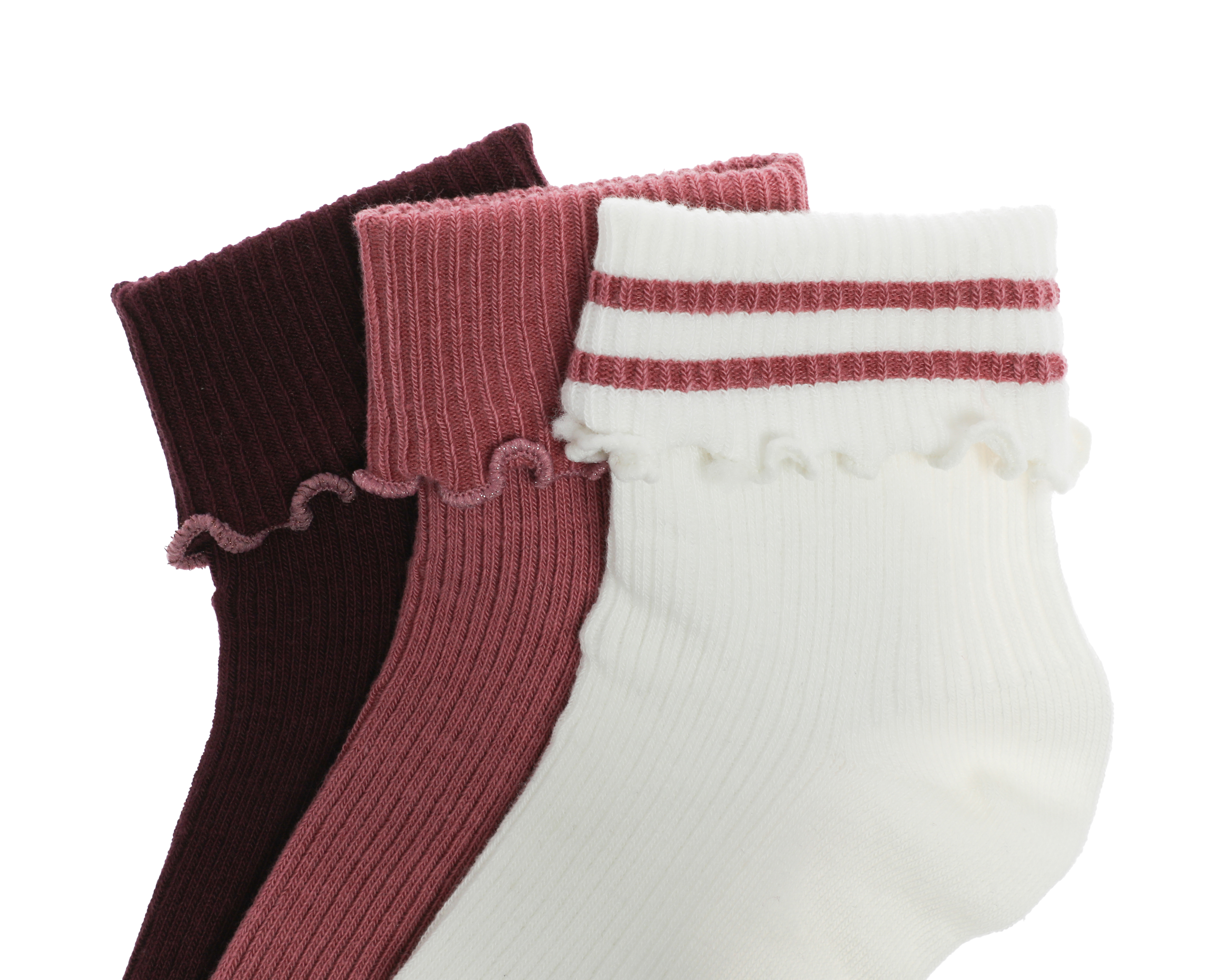 Foto 2 | Foto 2 | Calcetas Cortas de Vestir Girls Attitude para Niña 3 Pares