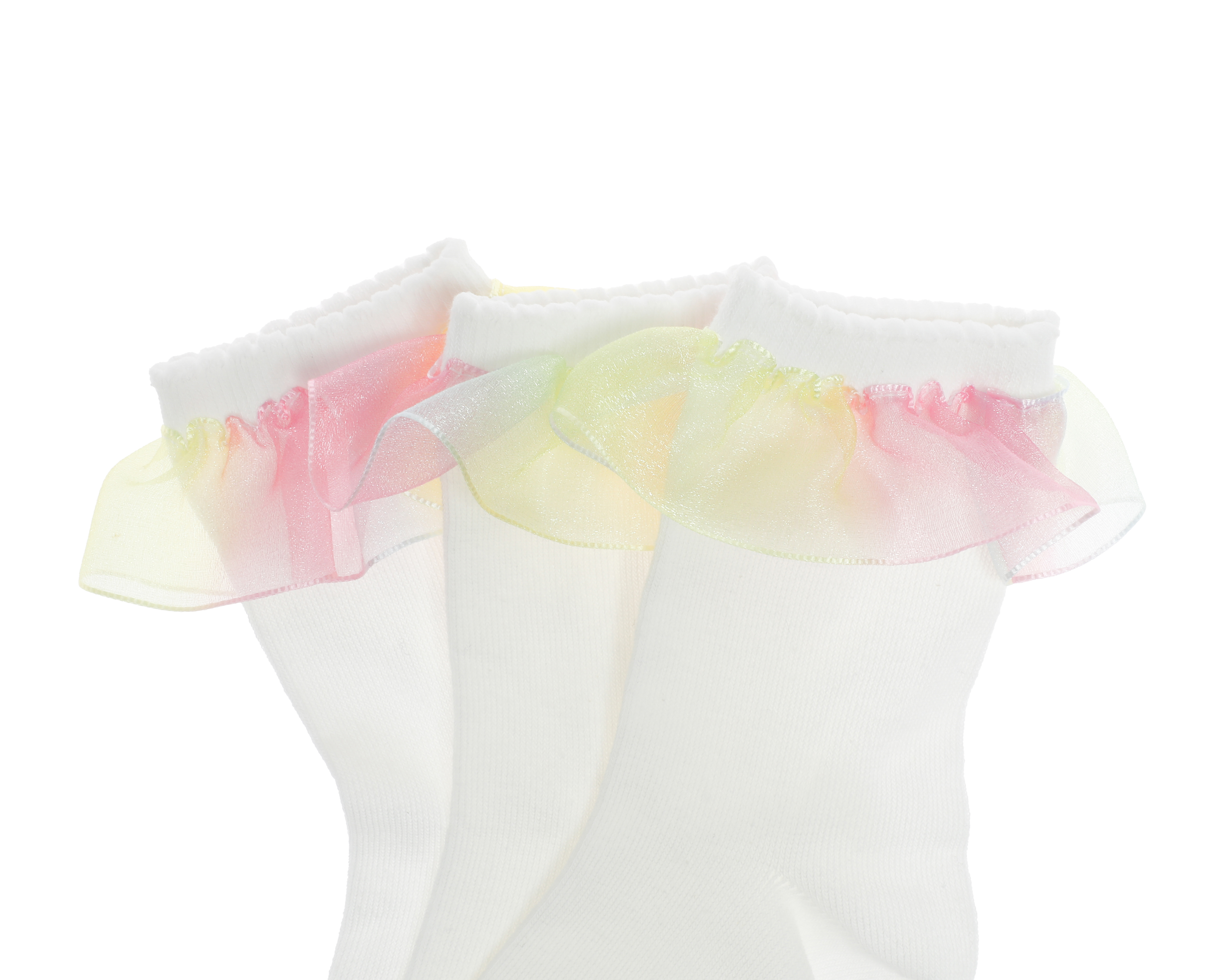 Foto 3 pulgar | Foto 2 | Calcetas Tobilleras de Vestir Girls Attitude para Niña 3 Pares