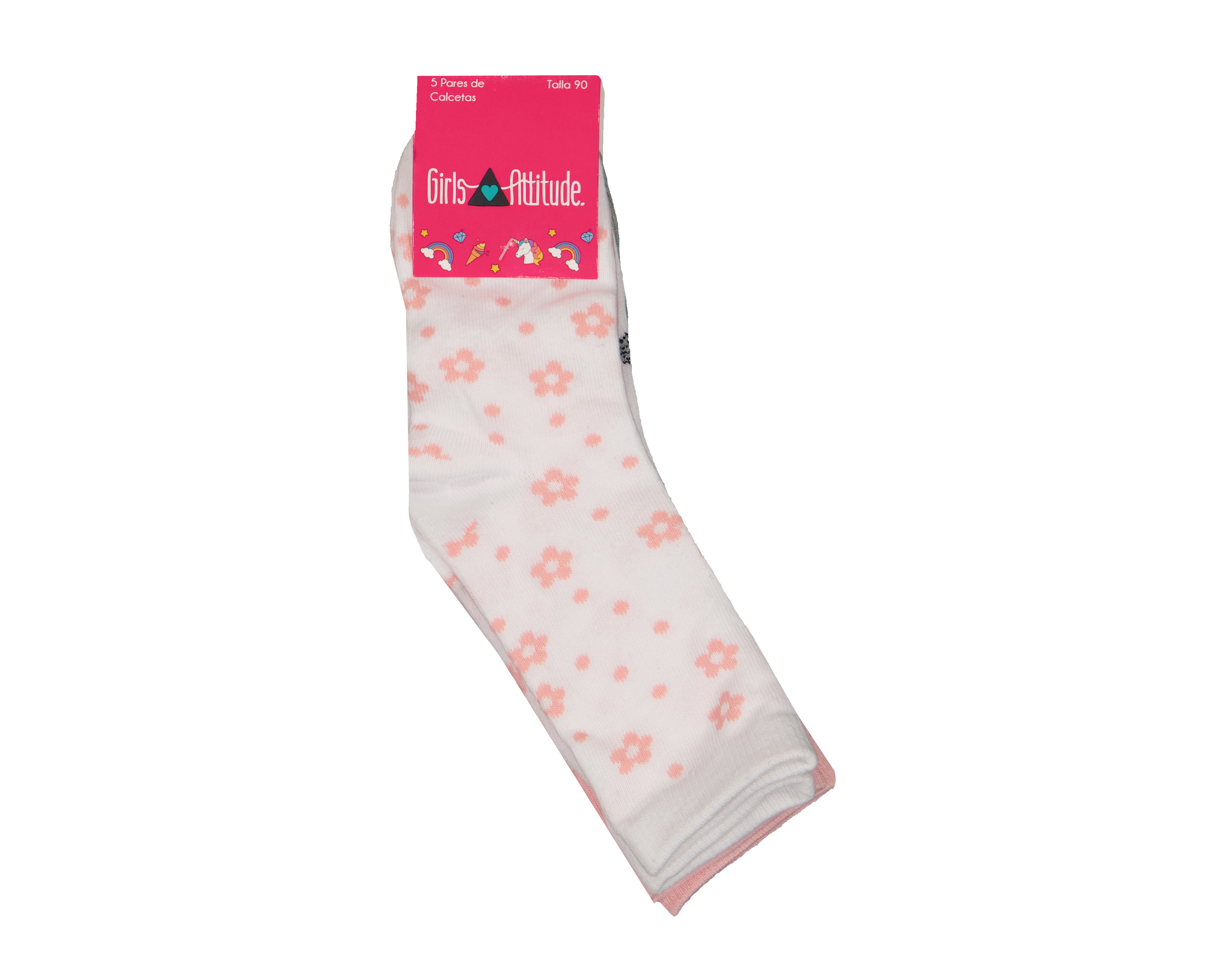 Foto 3 | Foto 3 | Calcetas Girls Attitude para Niña 5 Pares