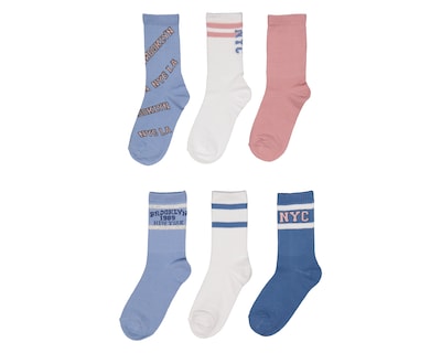 Foto 1 | Foto 1 | Calcetas Largas Girls Attitude para Niña 6 Pares