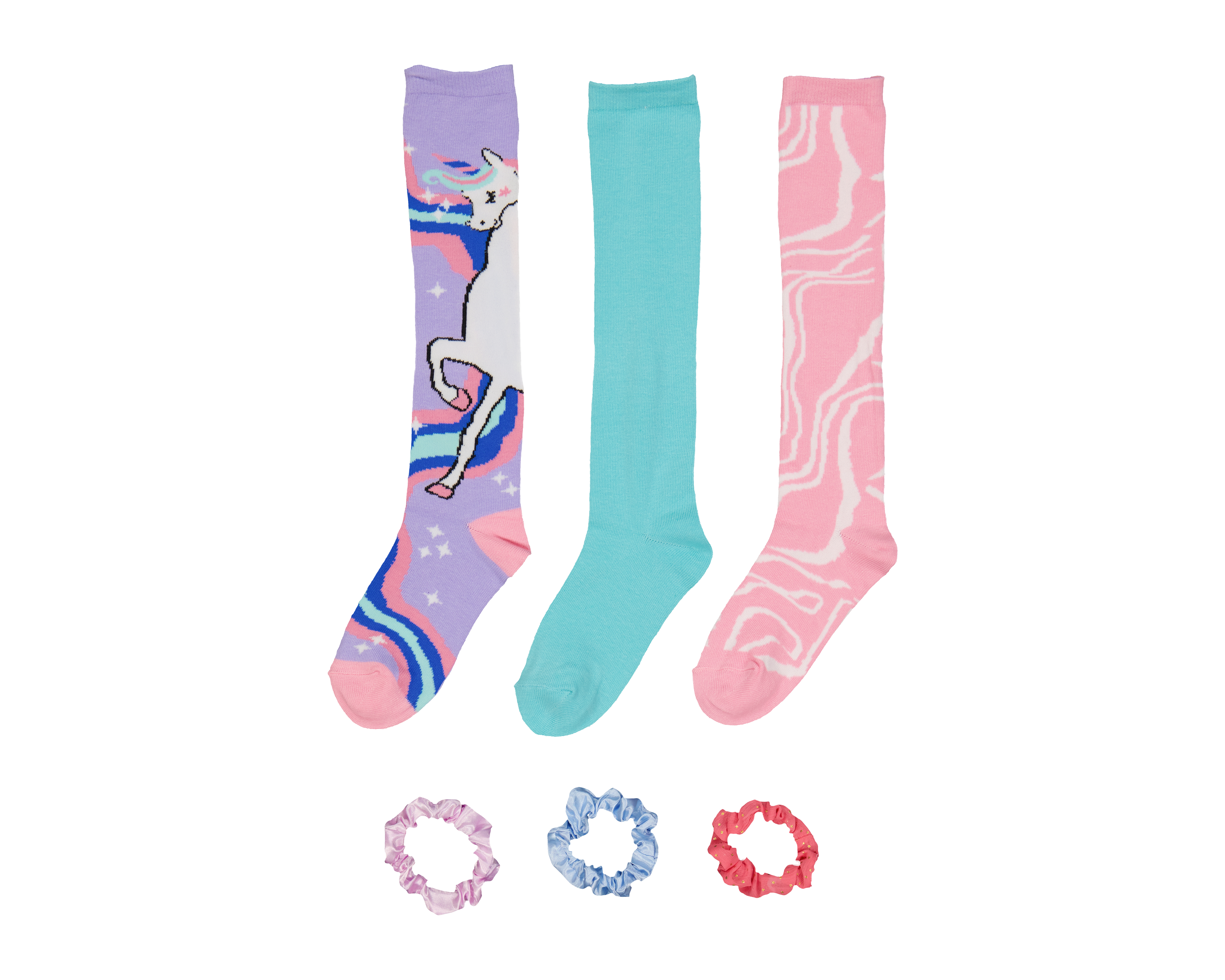 Calcetas Largas Girls Attitude para Niña 3 Pares con Ligas