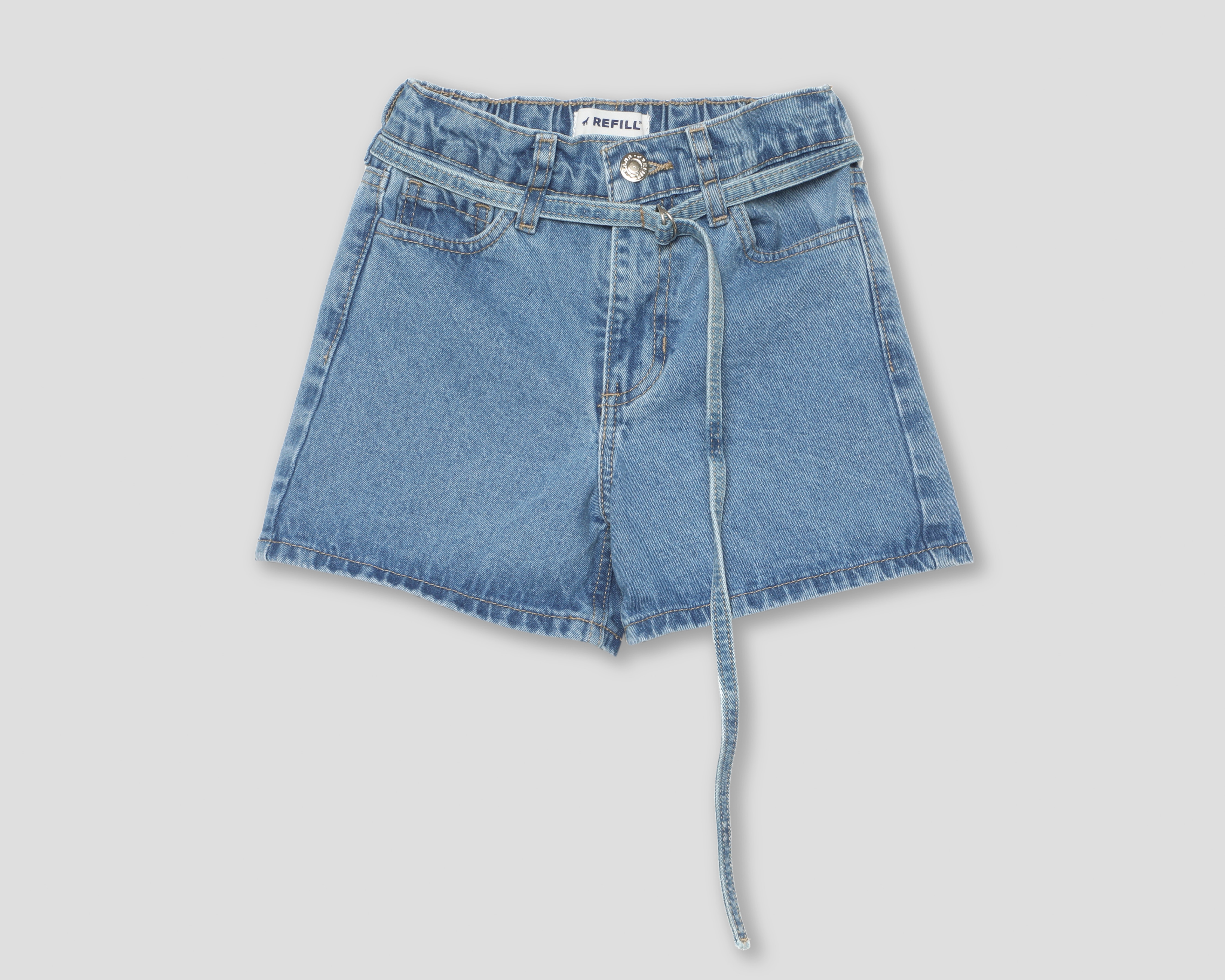 Short Refill de Mezclilla para Niña