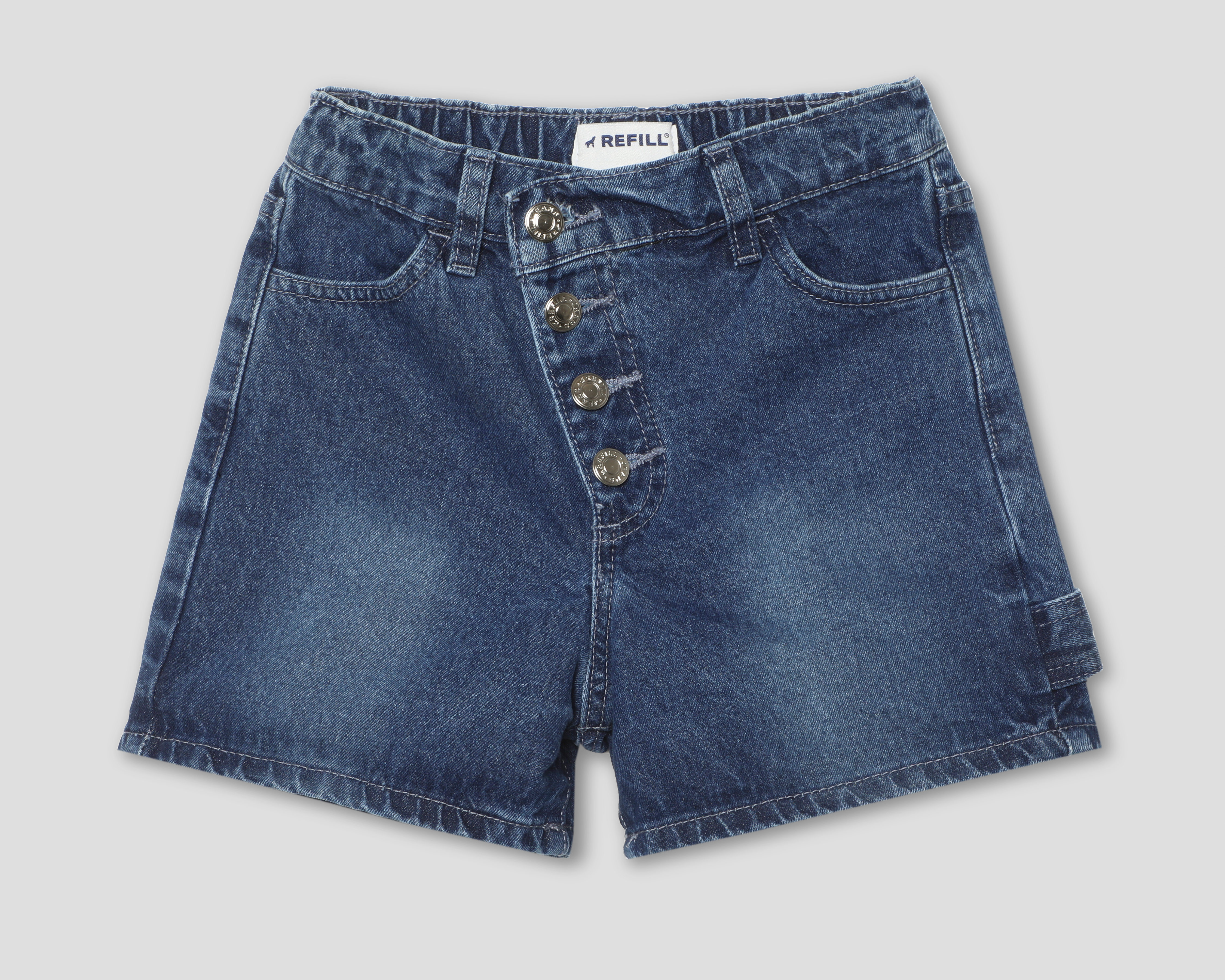 Short Refill de Mezclilla para Niña
