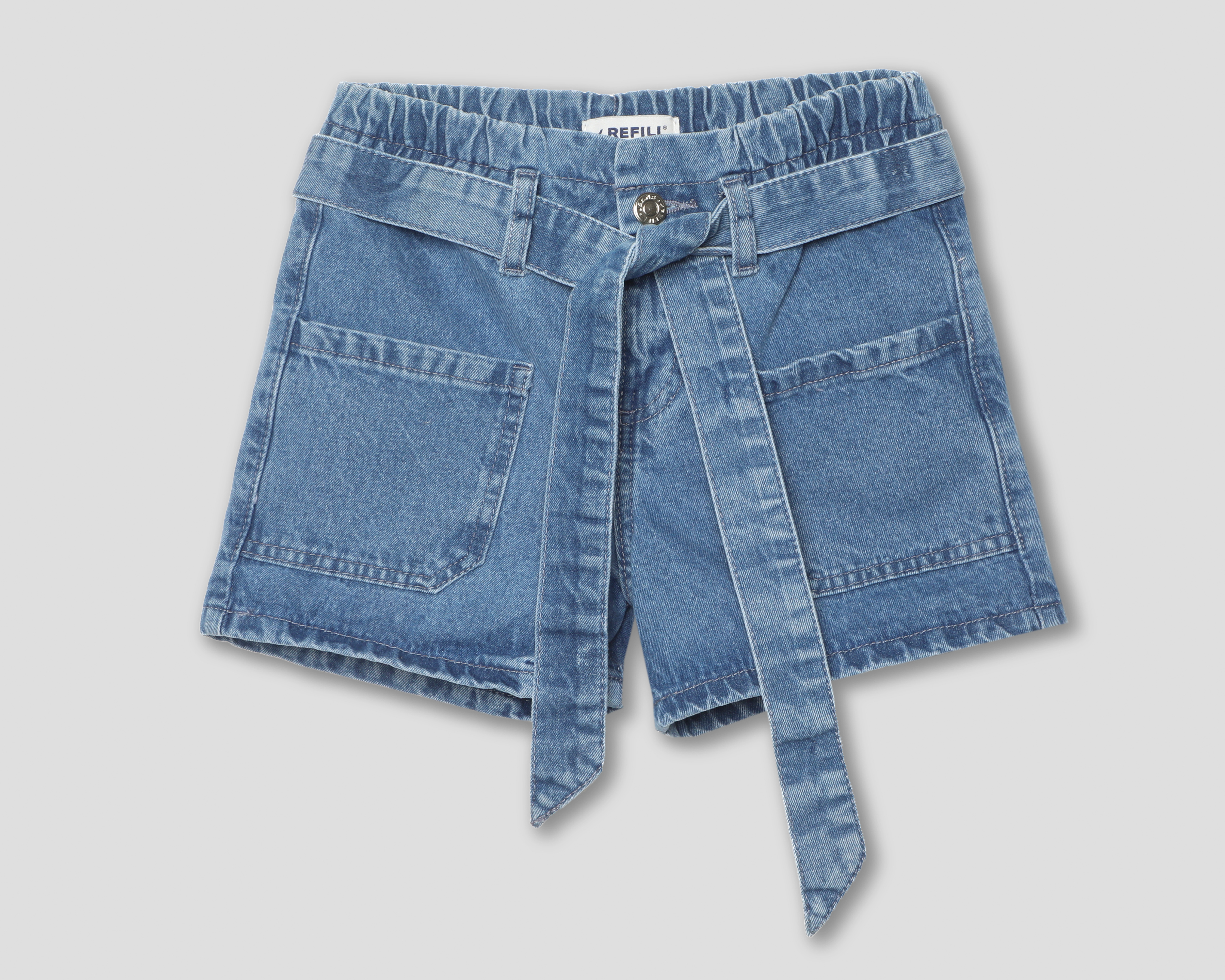 Short Refill de Mezclilla para Niña