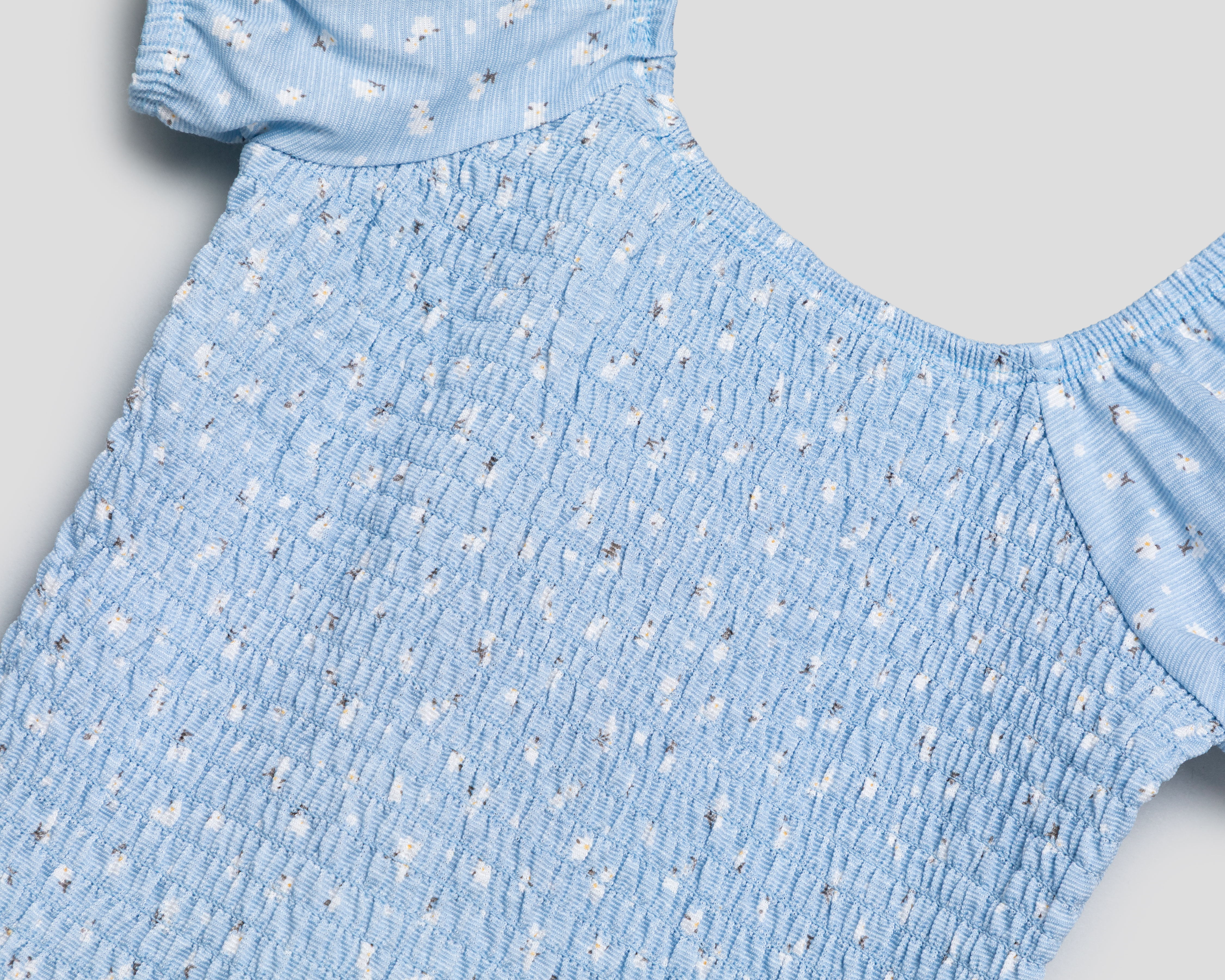 Foto 4 pulgar | Foto 3 | Blusa de Cuello Redondo Azul Refill para Niña