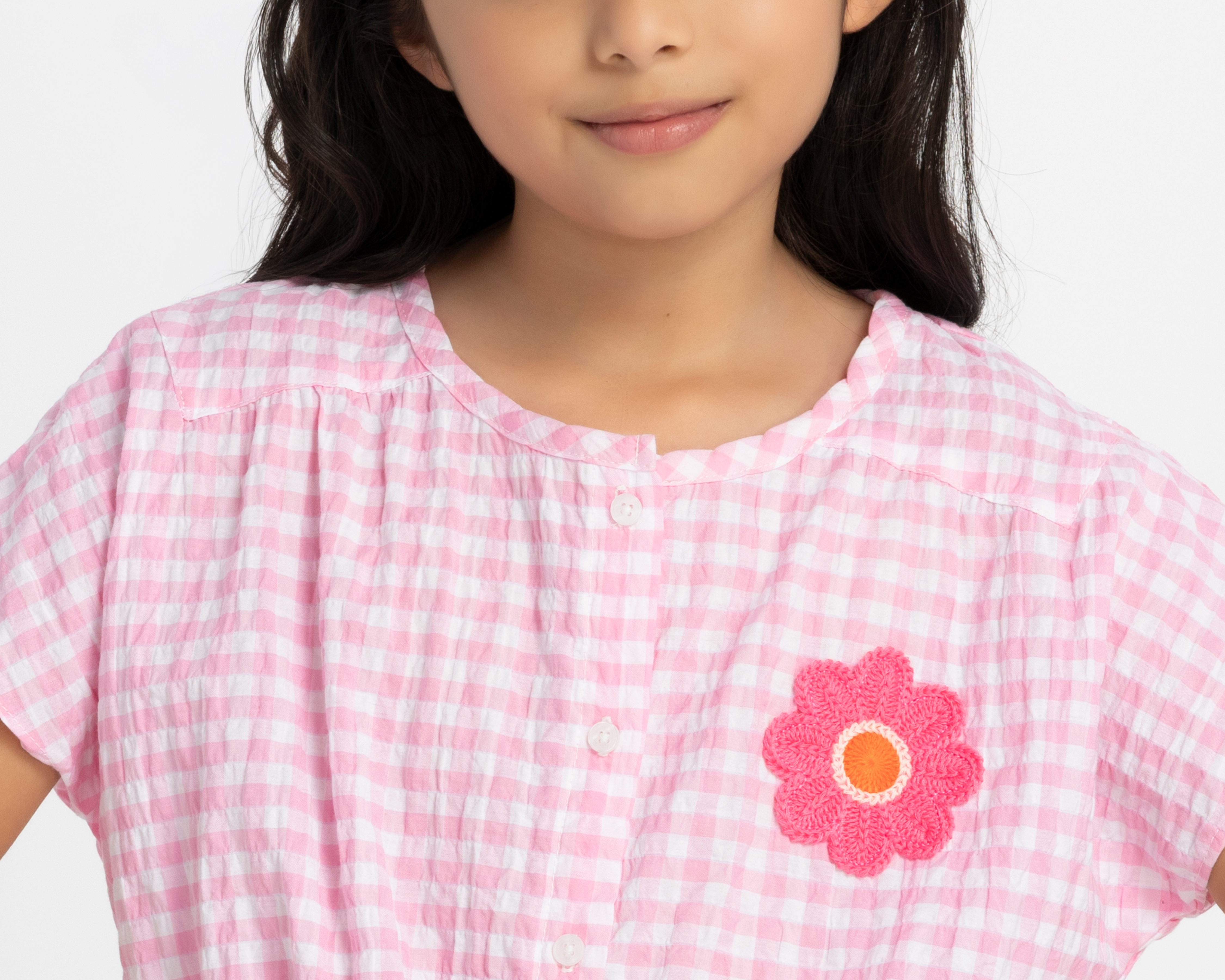 Foto 4 | Foto 4 | Blusa de Cuello Redondo Rosa Girls Attitude para Niña