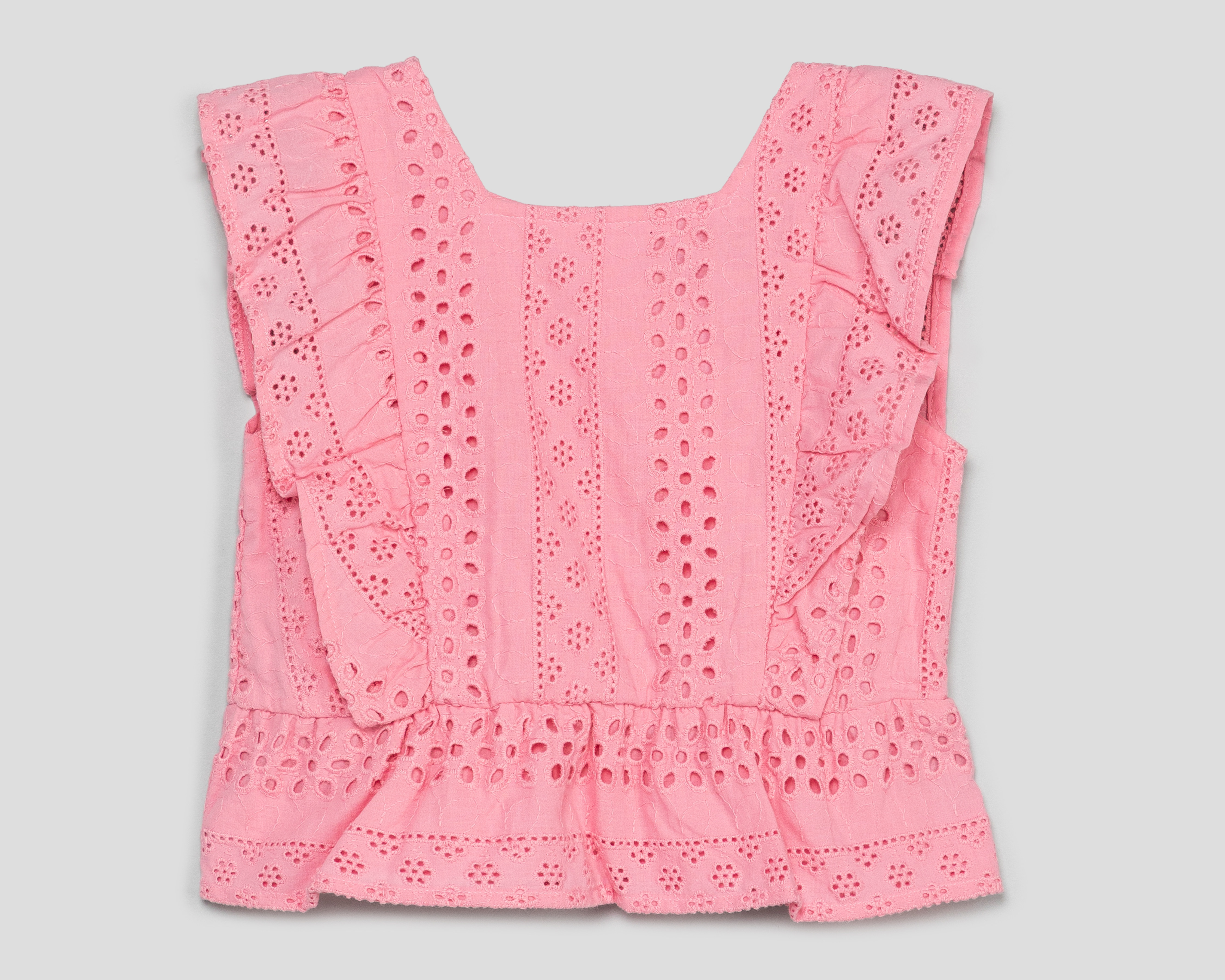 Blusa de Cuello Cuadrado Rosa Girls Attitude para Niña