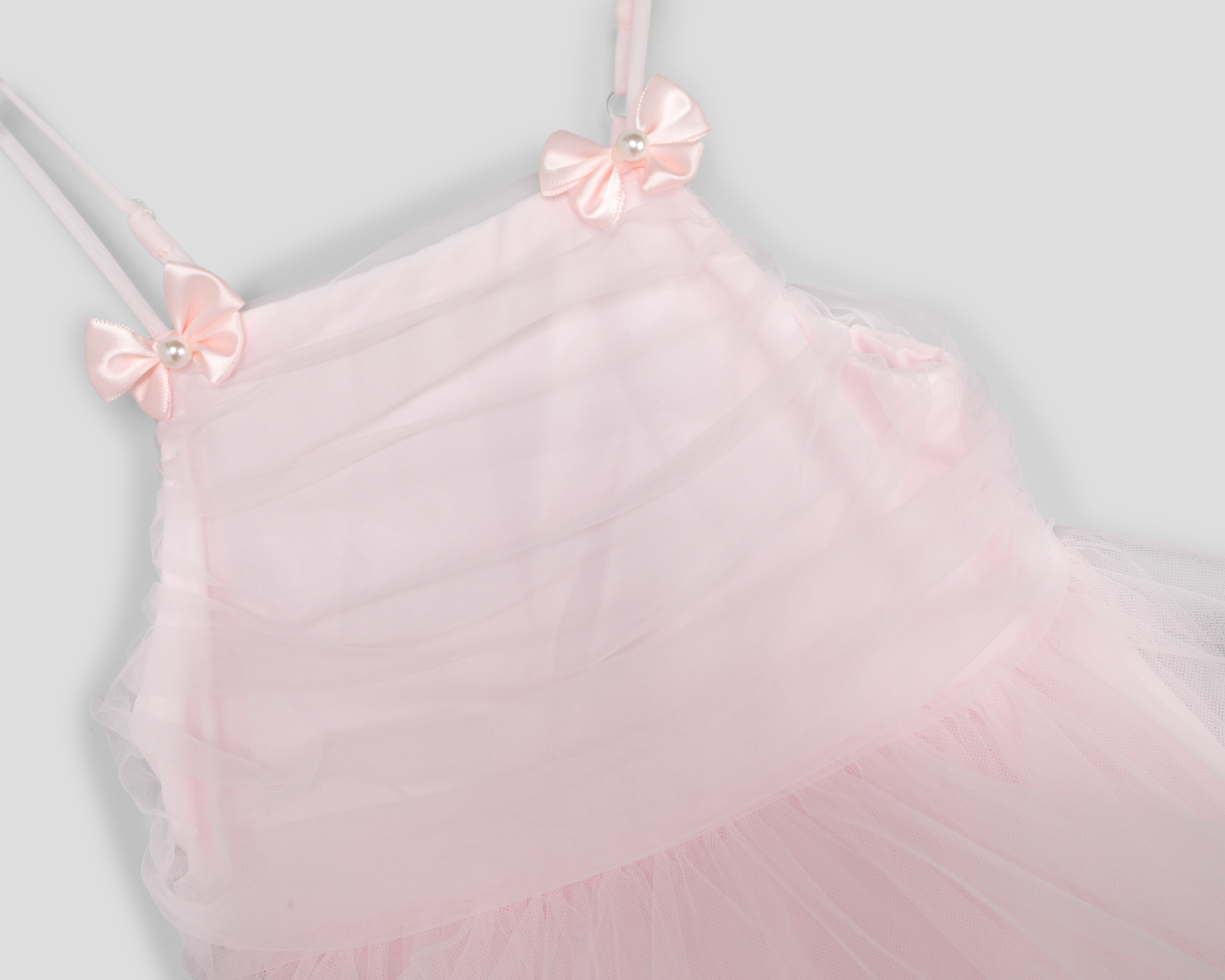 Foto 4 pulgar | Foto 3 | Vestido Rosa Girls Attitude para Niña con Broche para el Cabello