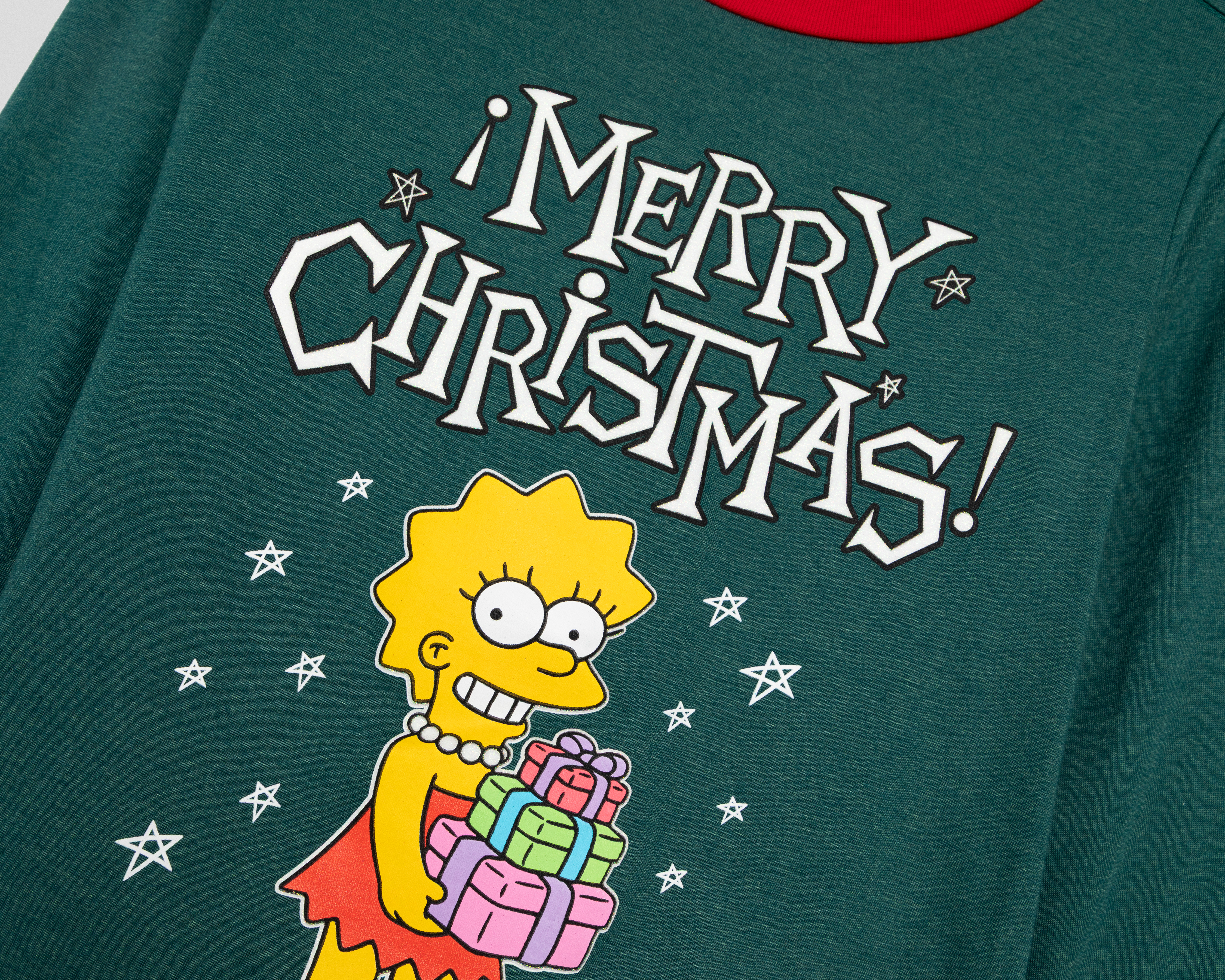 Foto 4 pulgar | Foto 3 | Pijama para Niña Lisa Simpsons The Simpsons