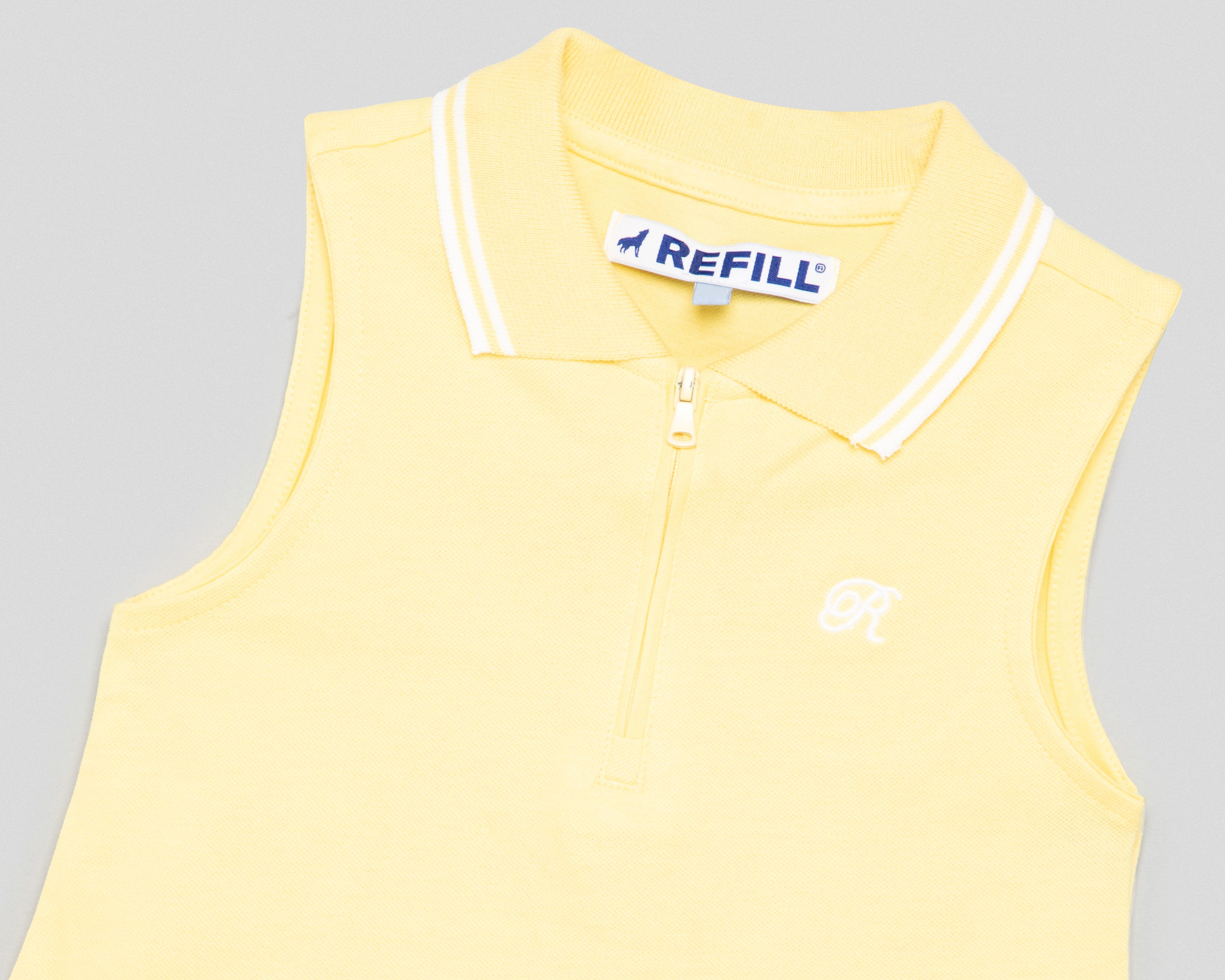 Foto 3 | Foto 3 | Playera Polo Refill Amarilla para Niña