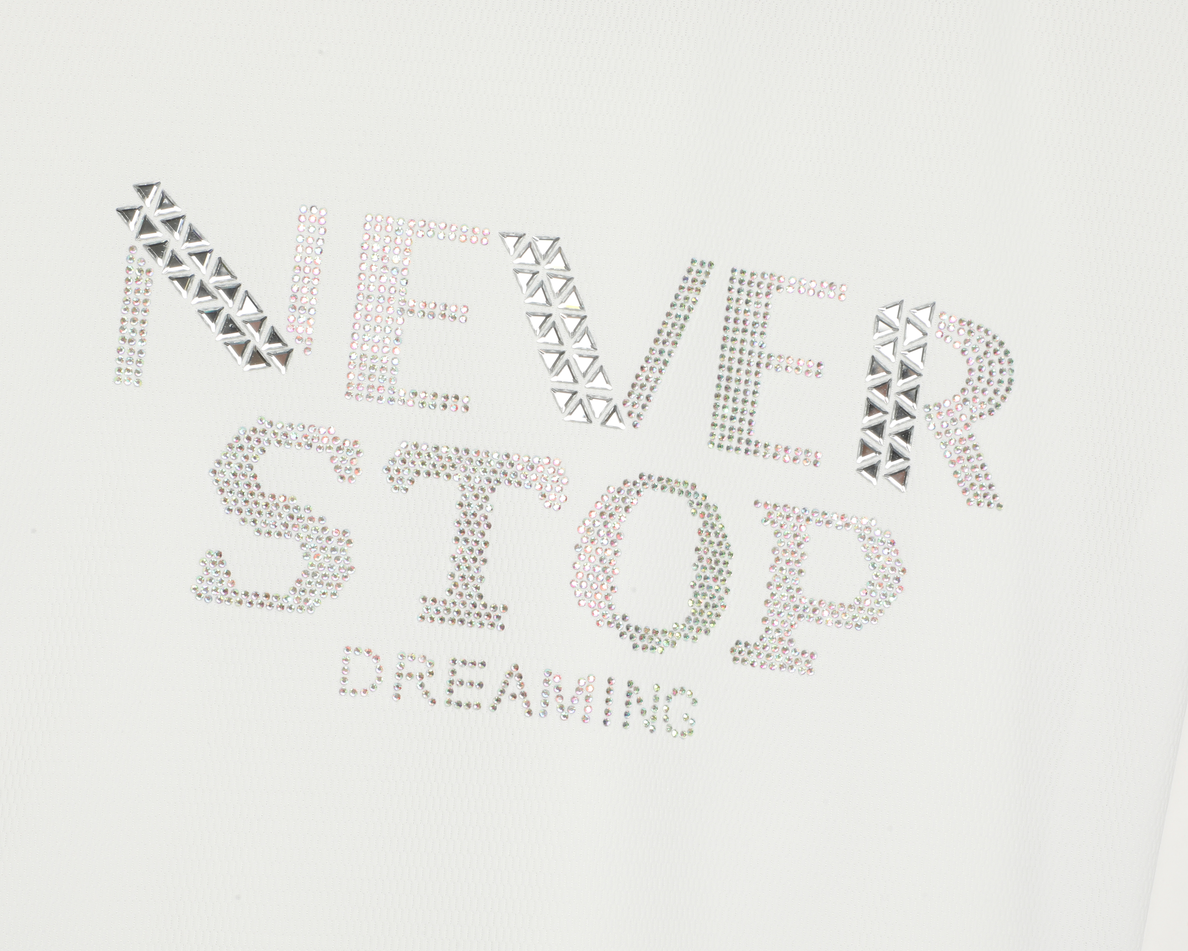 Foto 4 pulgar | Foto 3 | Playera de Cuello Redondo Blanca 18 Forever para Niña