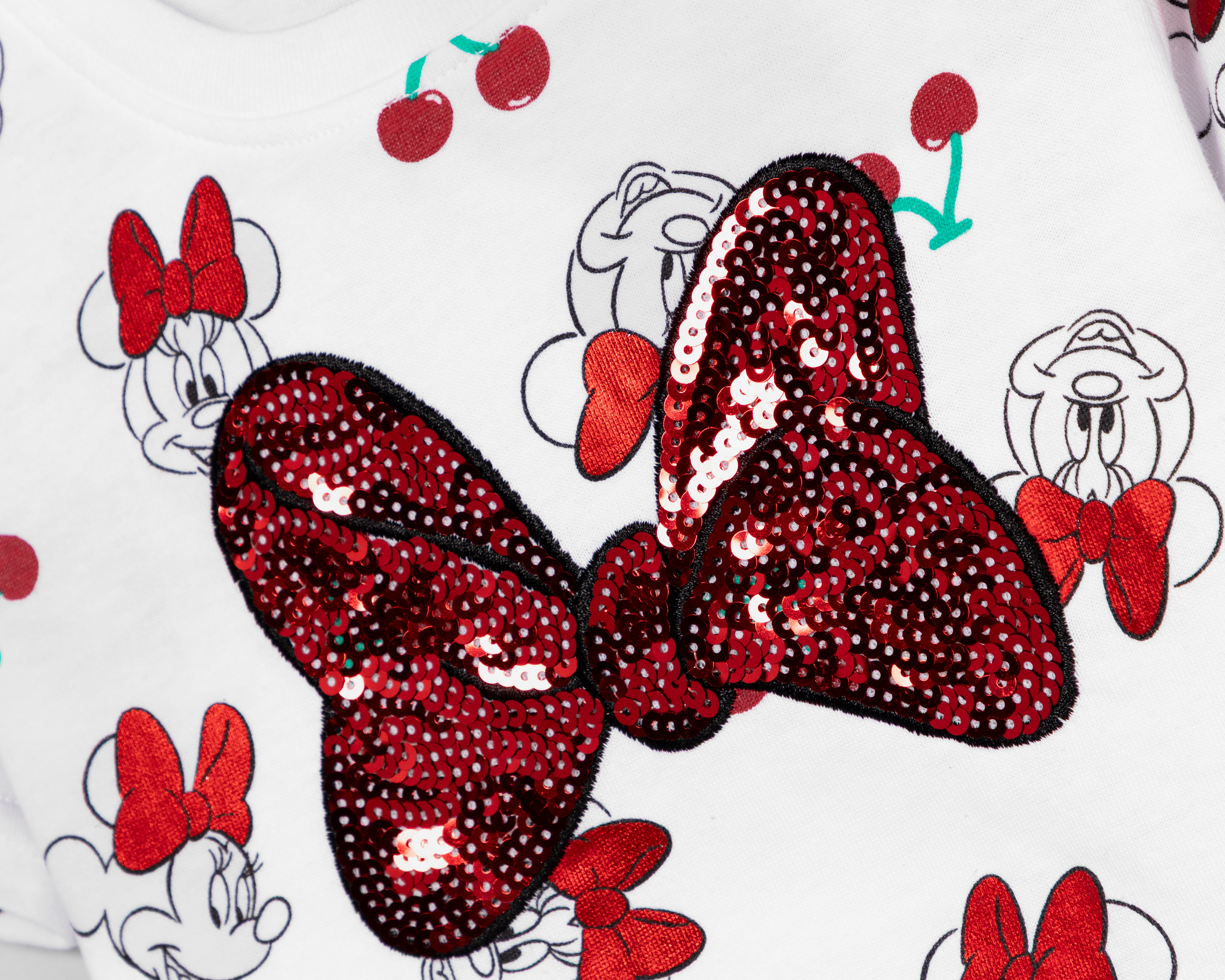 Foto 3 | Foto 3 | Playera de Cuello Redondo Blanca Disney Minnie Mouse para Niña