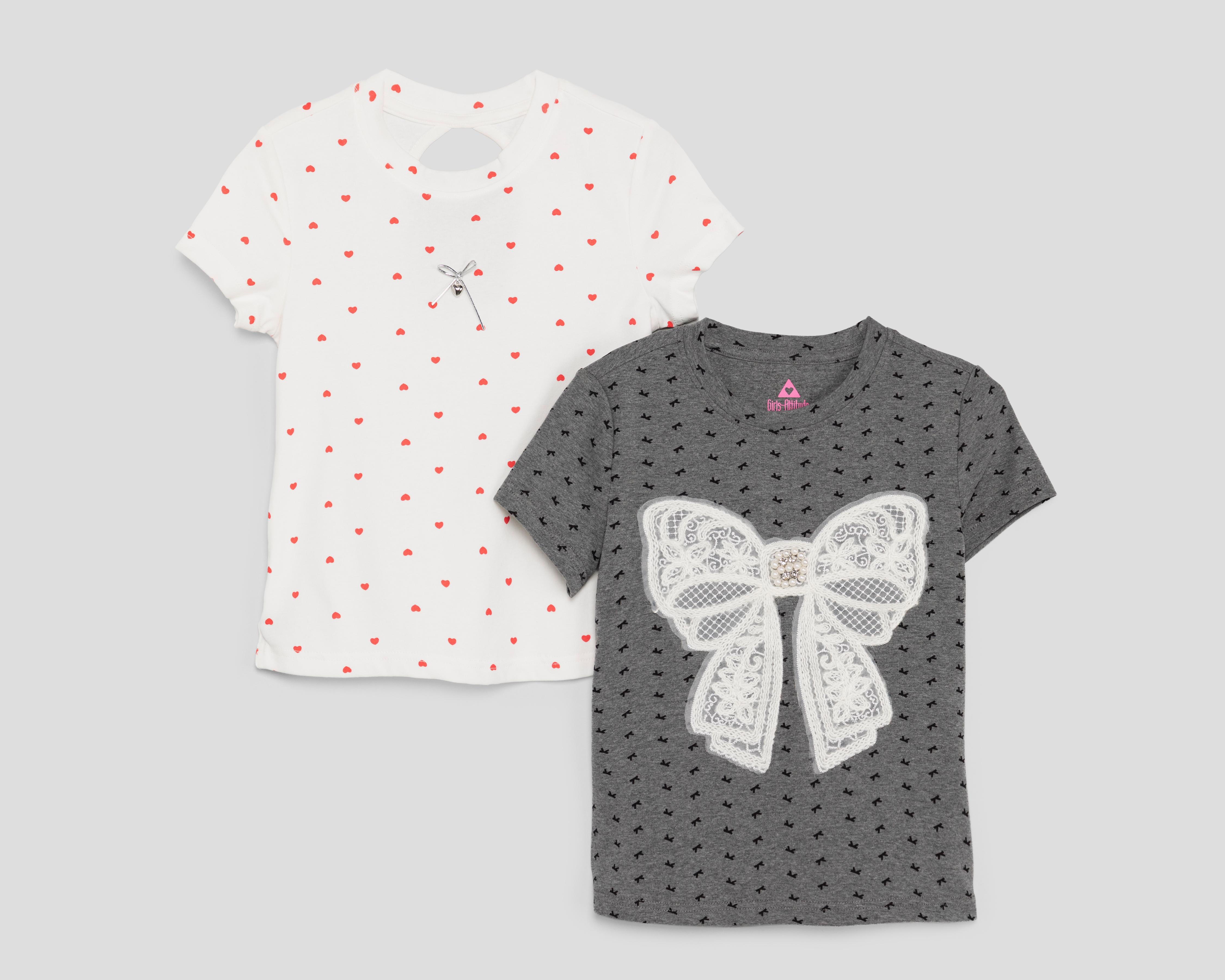 Playera Girls Attitude para Niña 2 Piezas