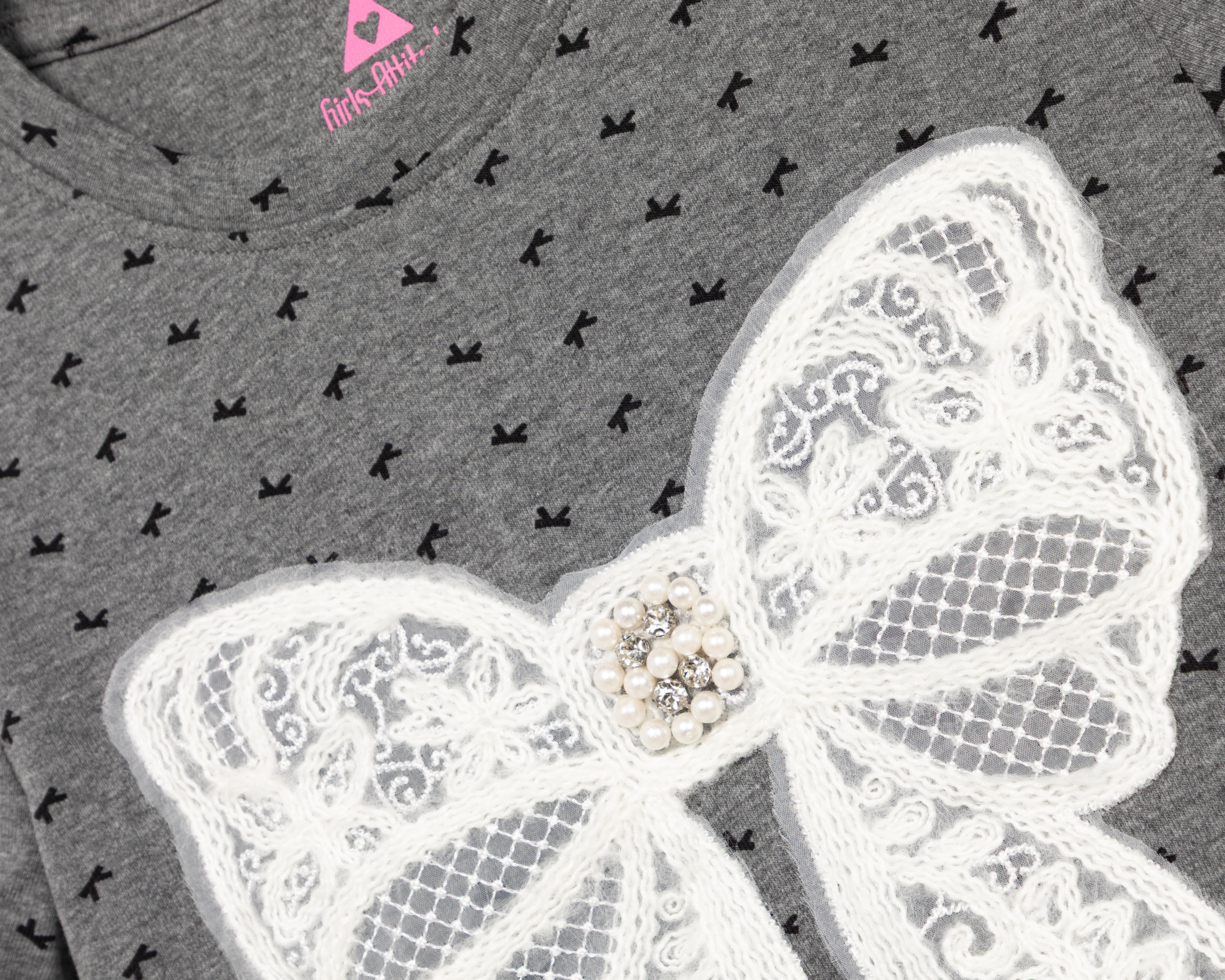 Foto 5 pulgar | Foto 4 | Playera Girls Attitude para Niña 2 Piezas