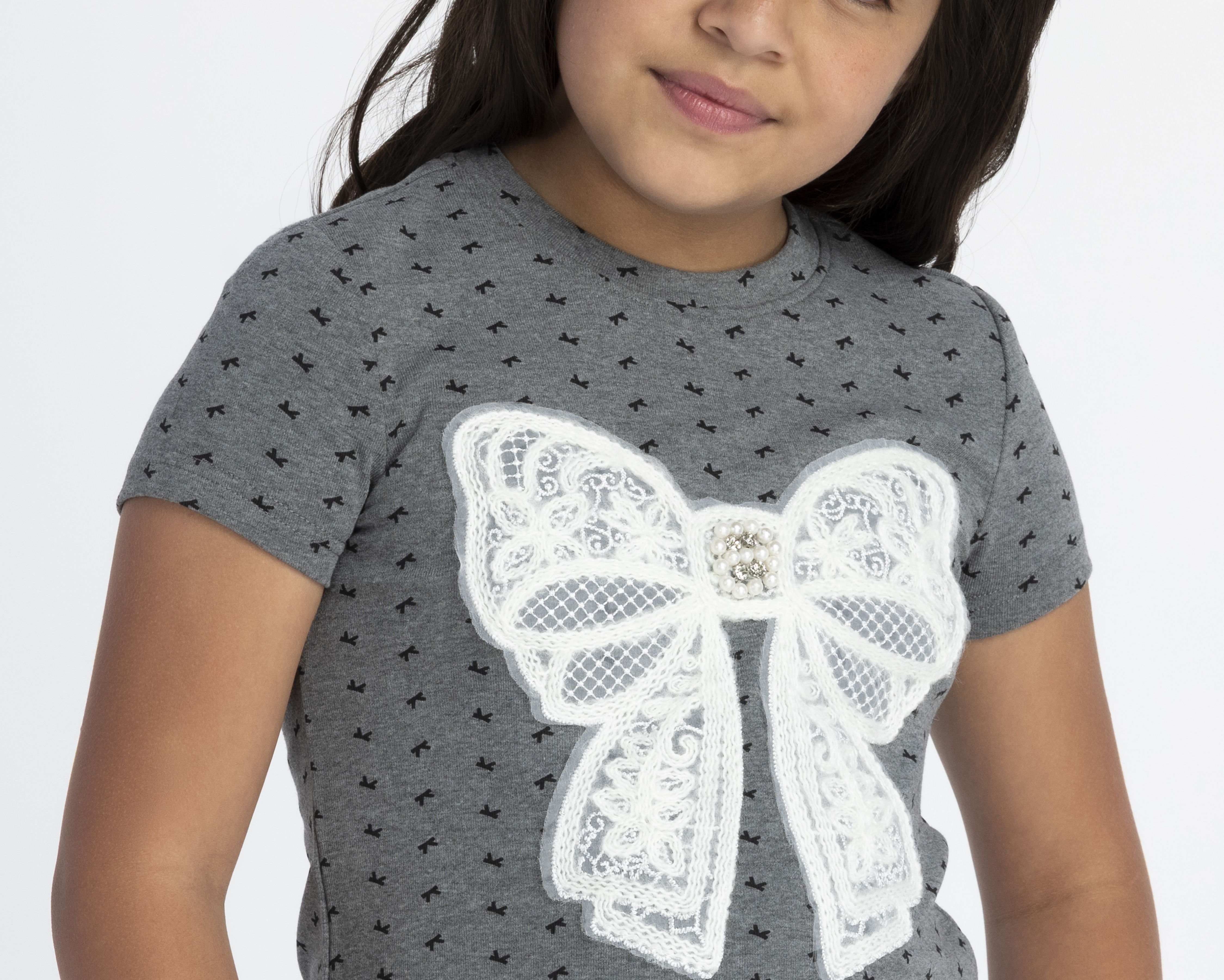 Foto 5 | Foto 5 | Playera Girls Attitude para Niña 2 Piezas