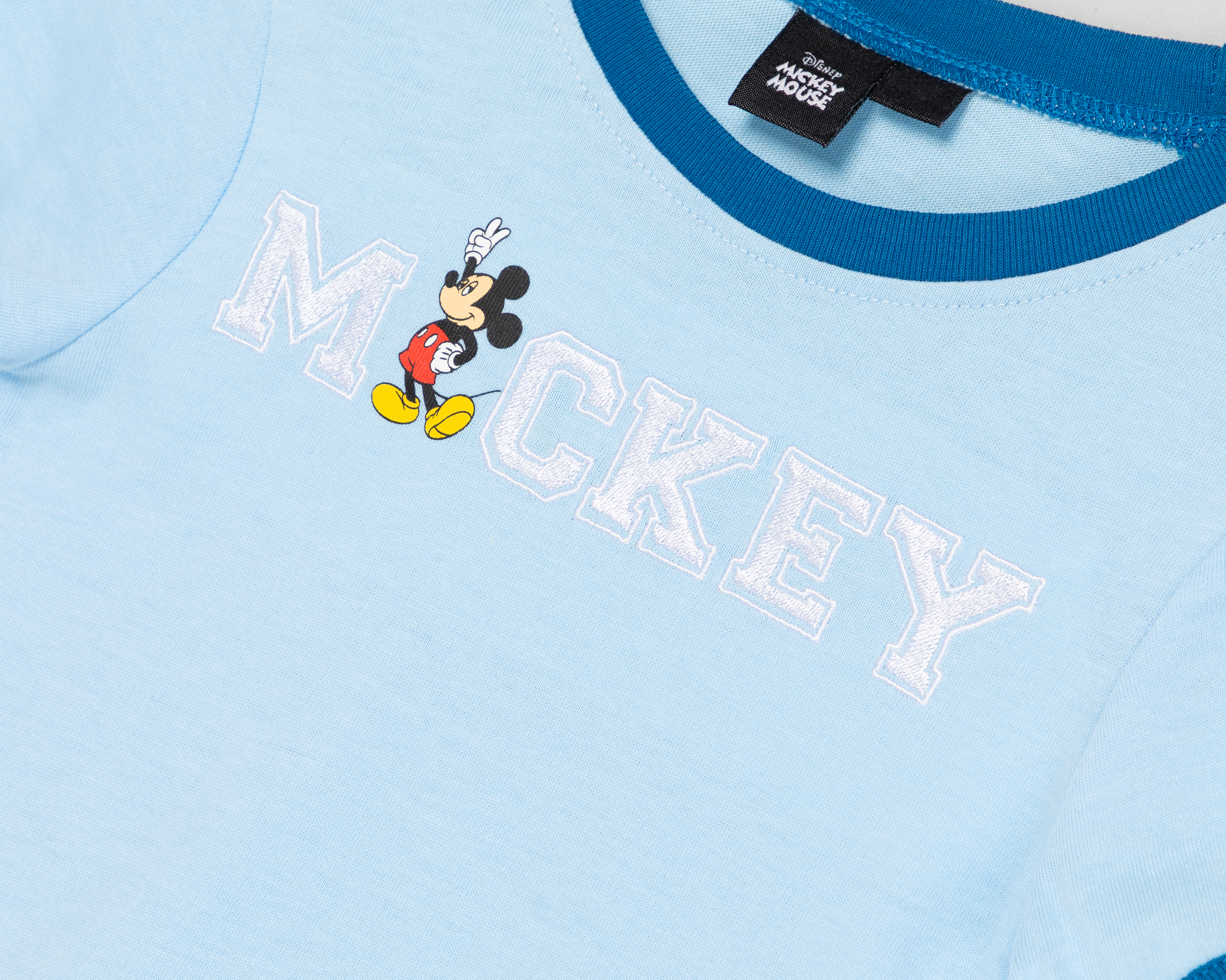 Foto 3 | Foto 3 | Playera de Cuello Redondo Azul Disney Mickey Mouse para Niña