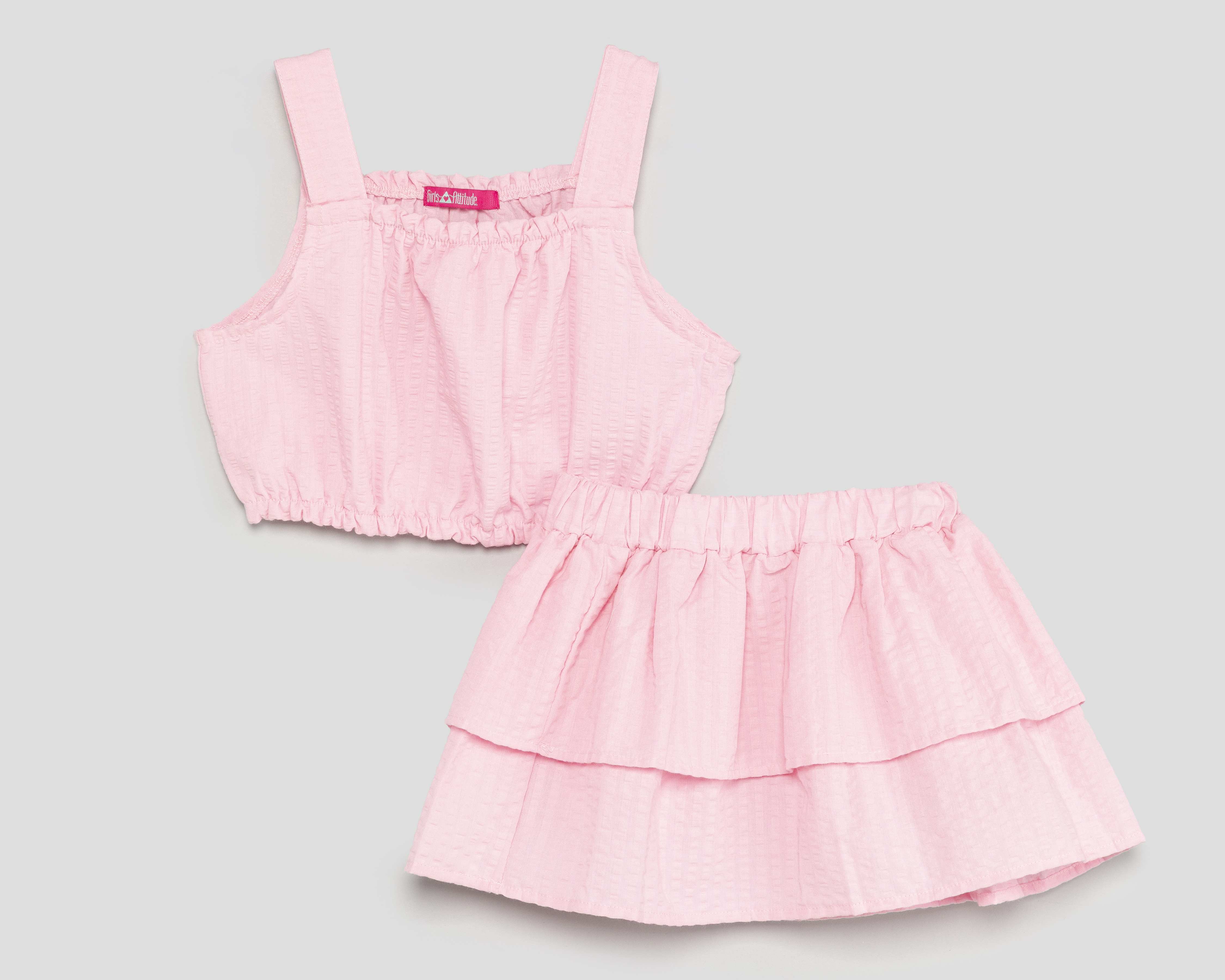 Foto 2 pulgar | Foto 1 | Top y Falda Girls Attitude para Niña