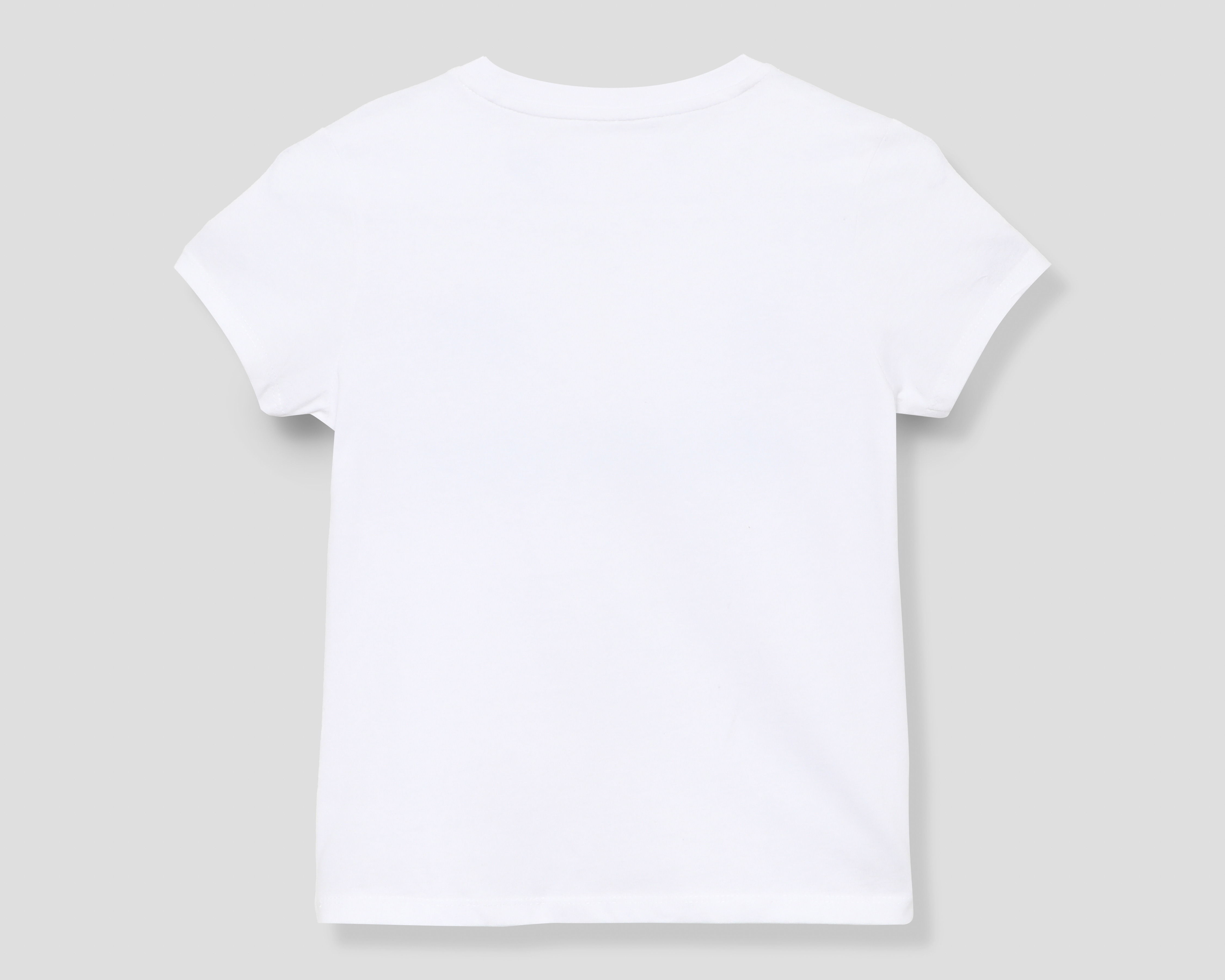 Foto 2 | Foto 2 | Playera de Cuello Redondo Blanca Refill para Niña