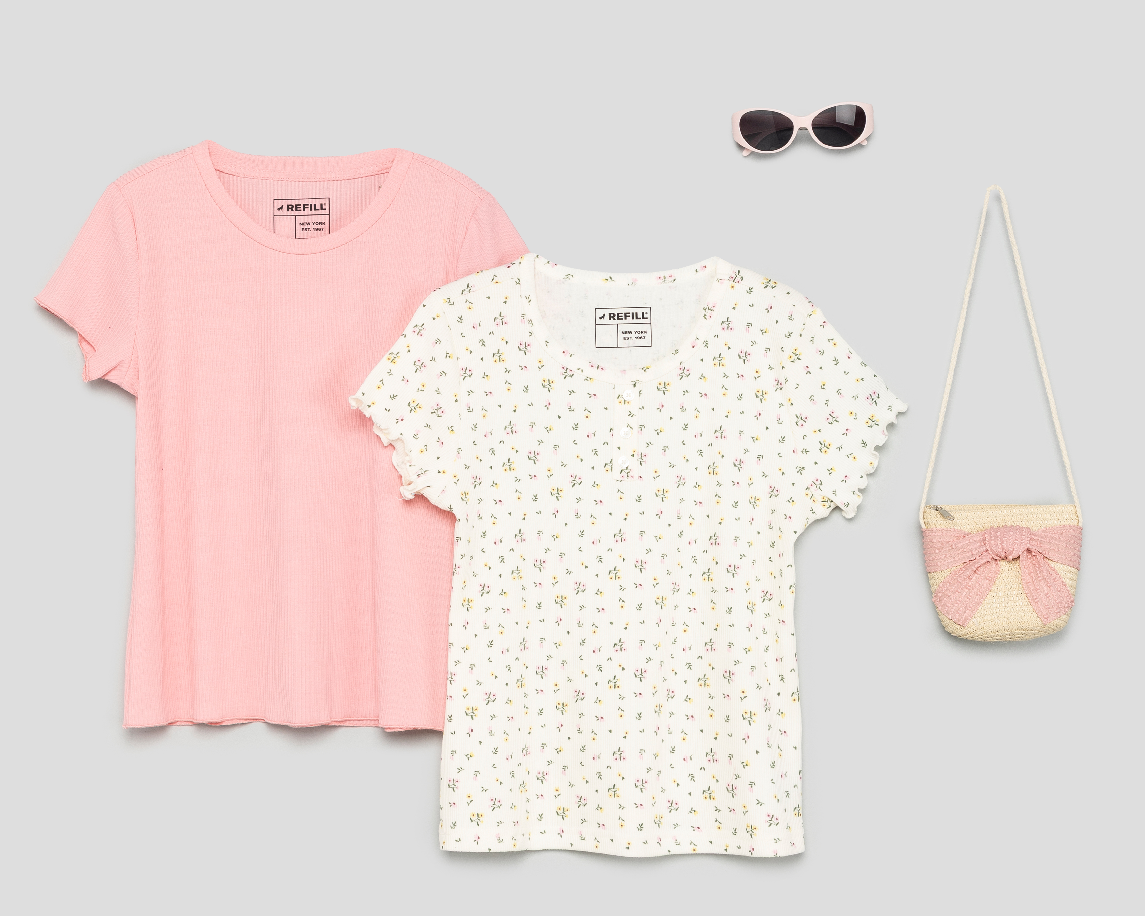 Playera Refill para Niña 2 Piezas con Accesorios