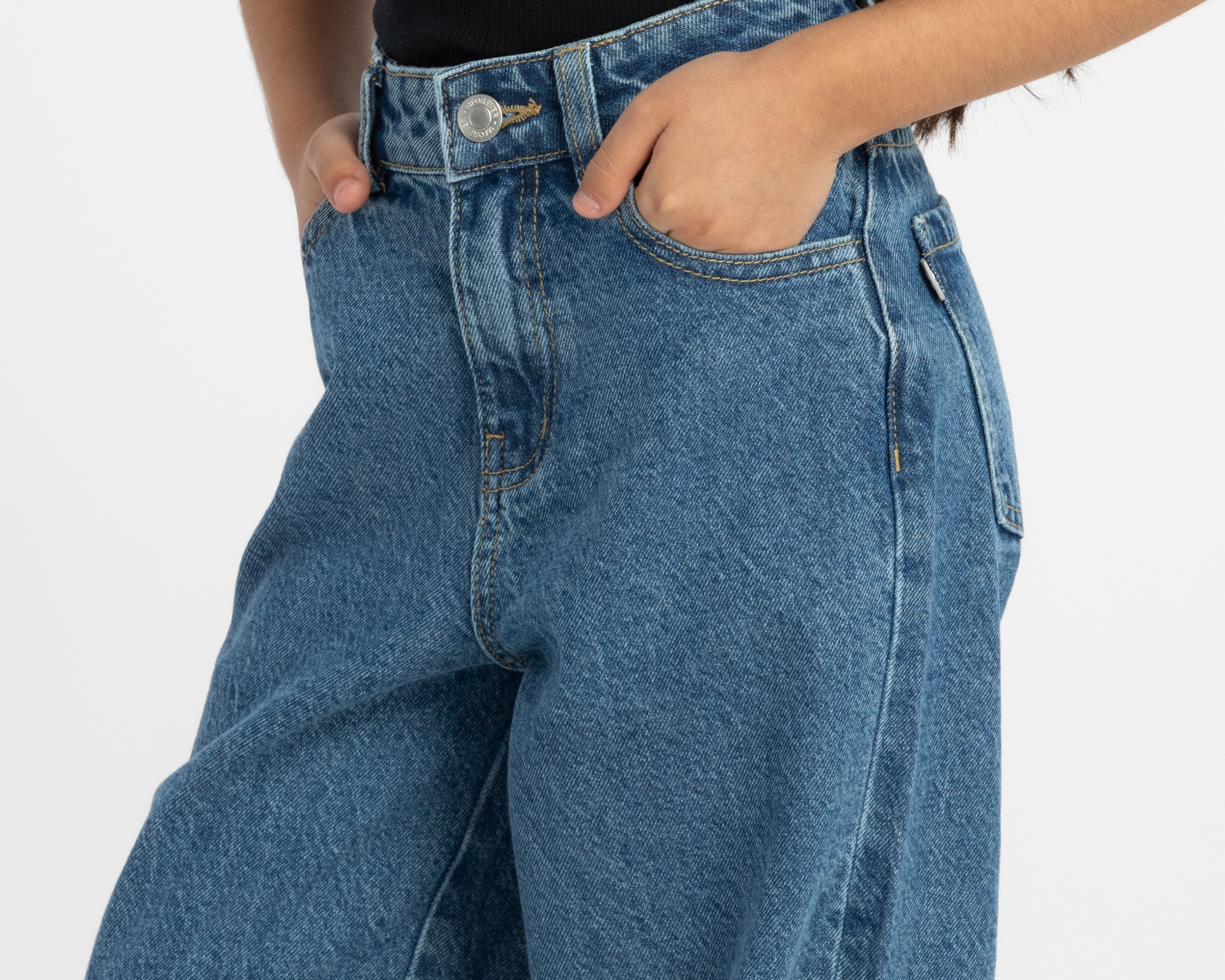 Foto 5 pulgar | Foto 4 | Pantalón 18 Forever Wide Leg para Niña