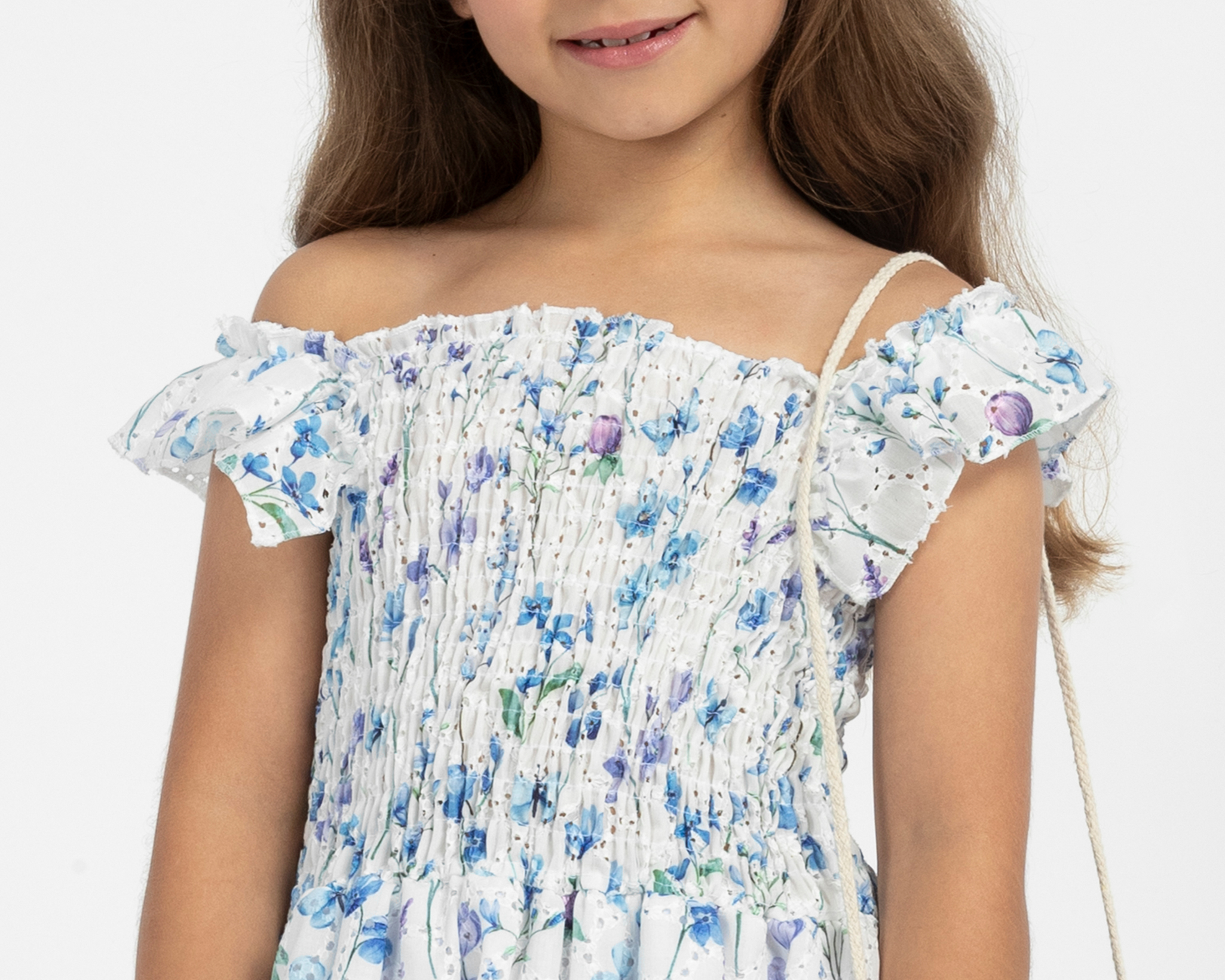 Foto 5 | Foto 5 | Vestido Blanco Refill para Niña con Bolsa