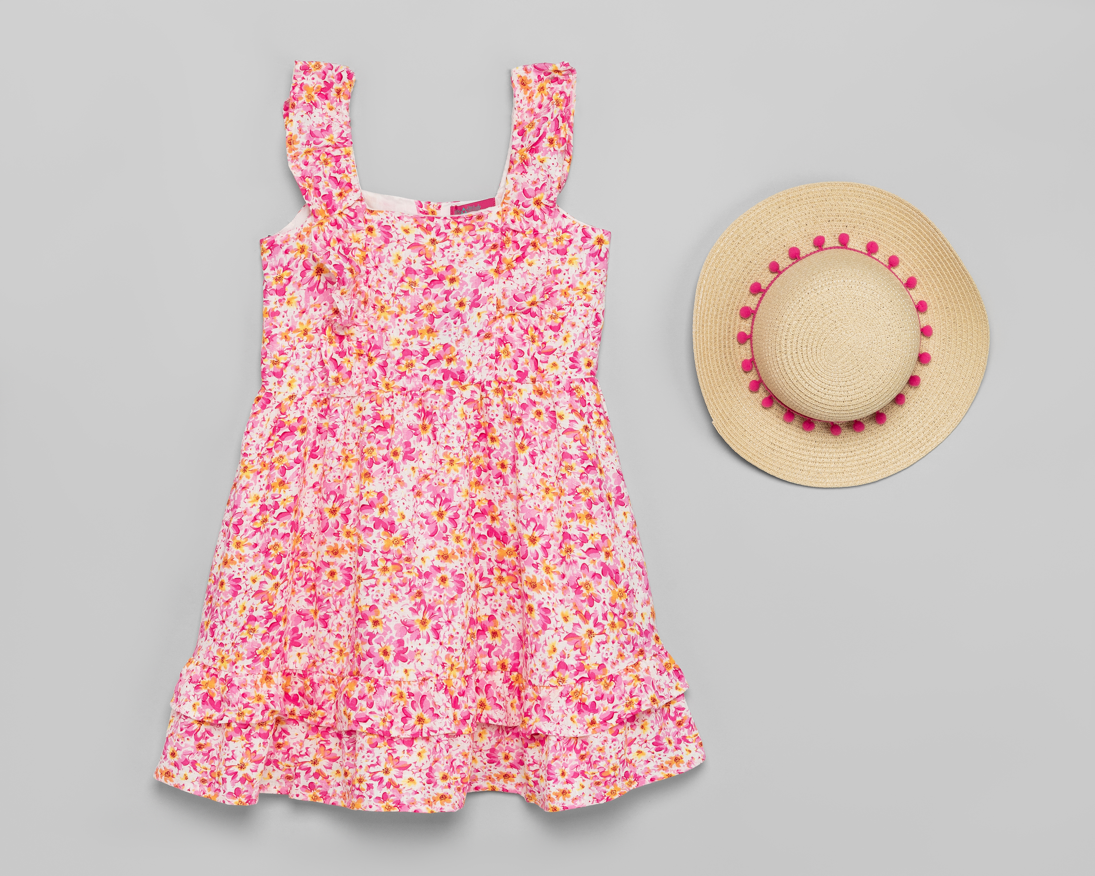 Vestido Rosa Girls Attitude para Niña con Sombrero