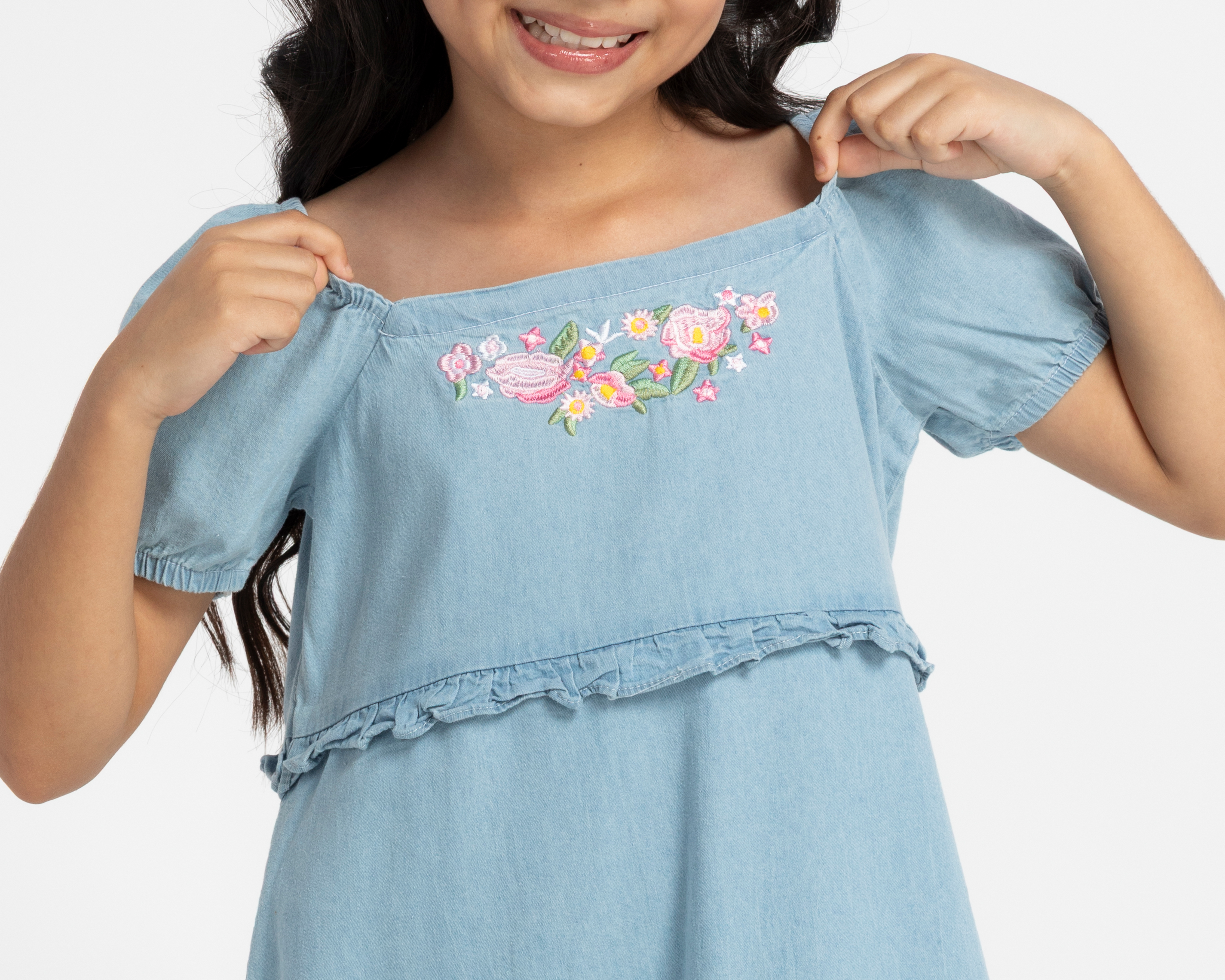 Foto 4 | Foto 4 | Vestido Azul Refill para Niña