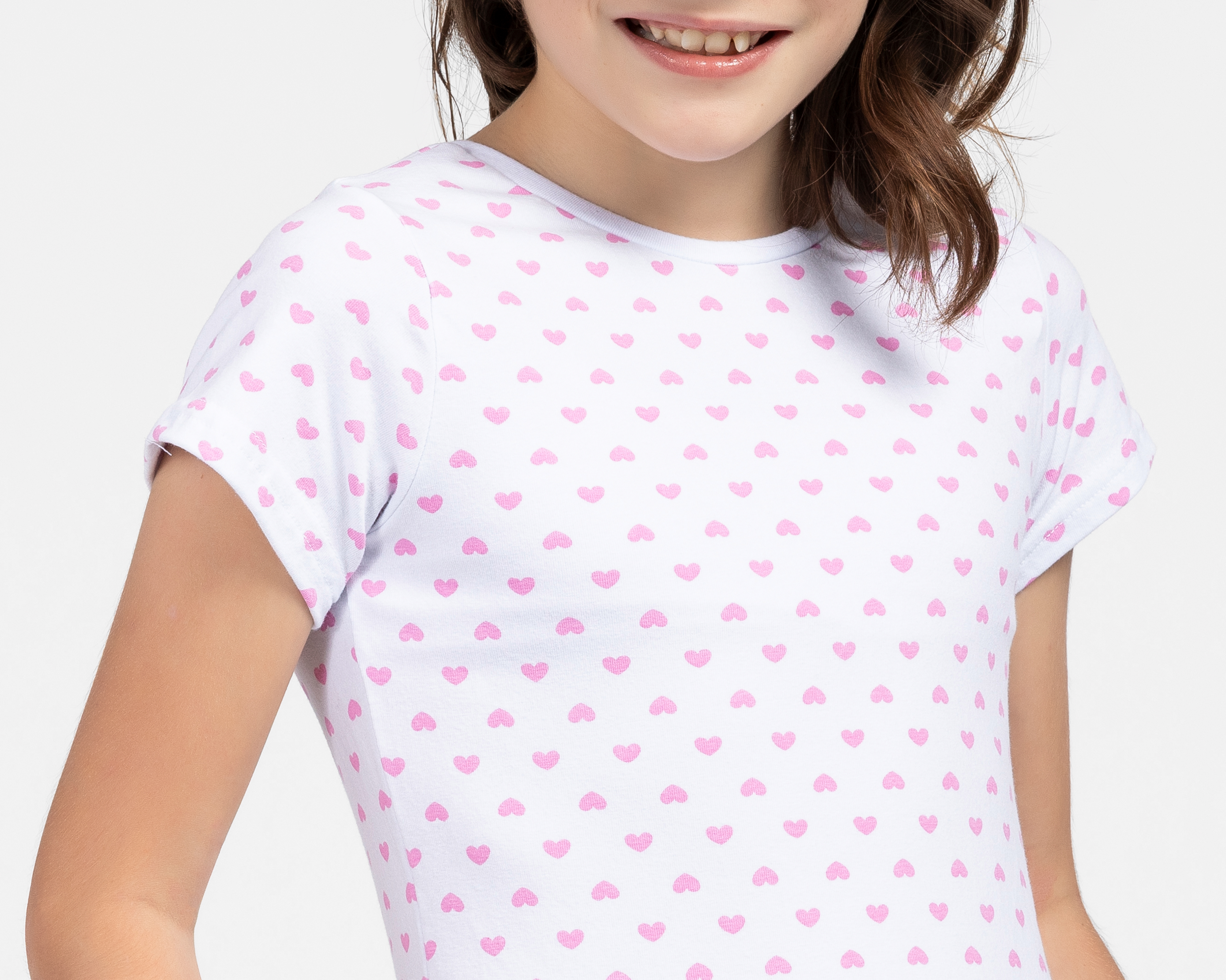 Foto 4 | Foto 4 | Playera de Cuello Redondo Blanca Girls Attitude para Niña