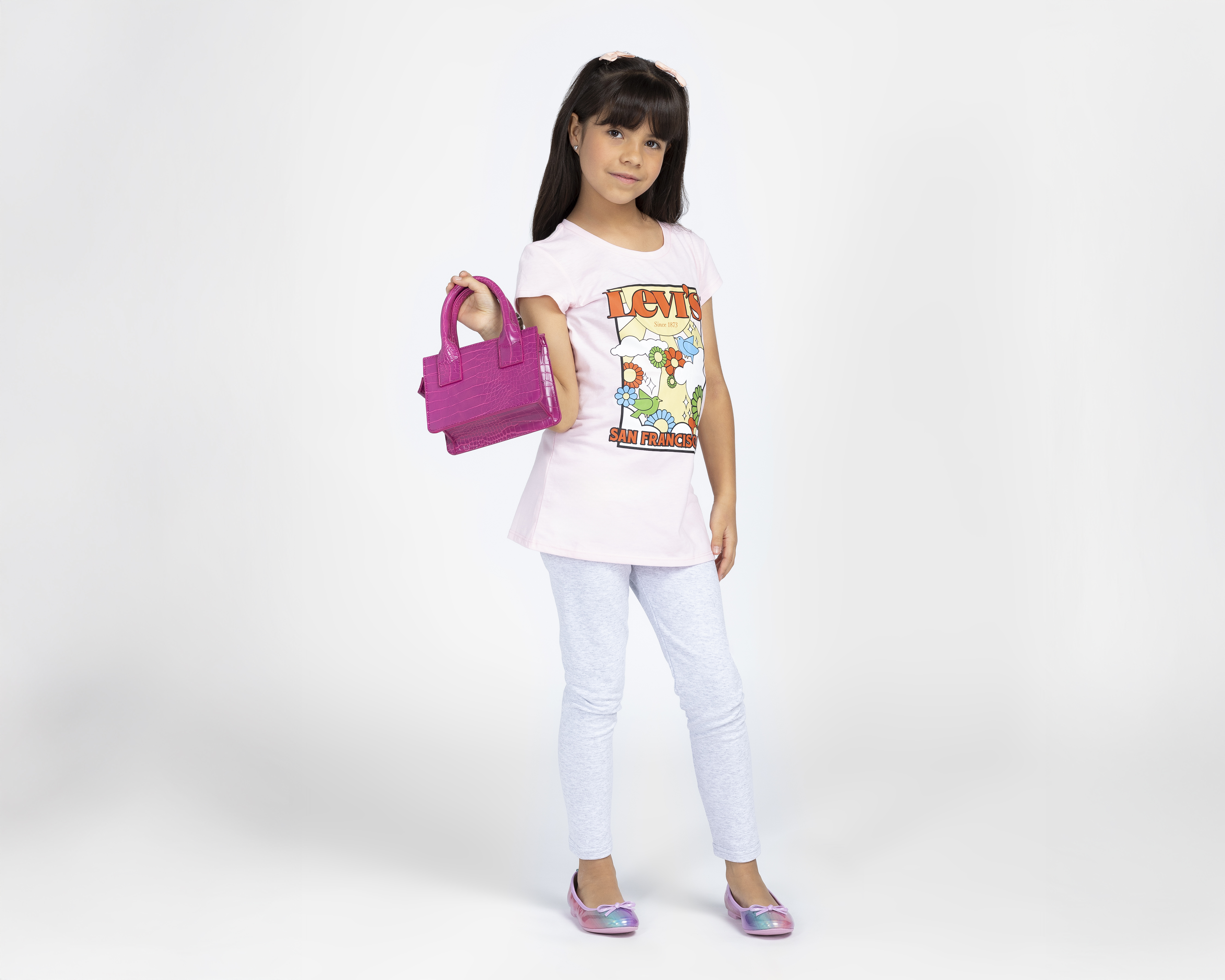 Foto 3 pulgar | Foto 2 | Leggings Grises Girls Attitude para Niña