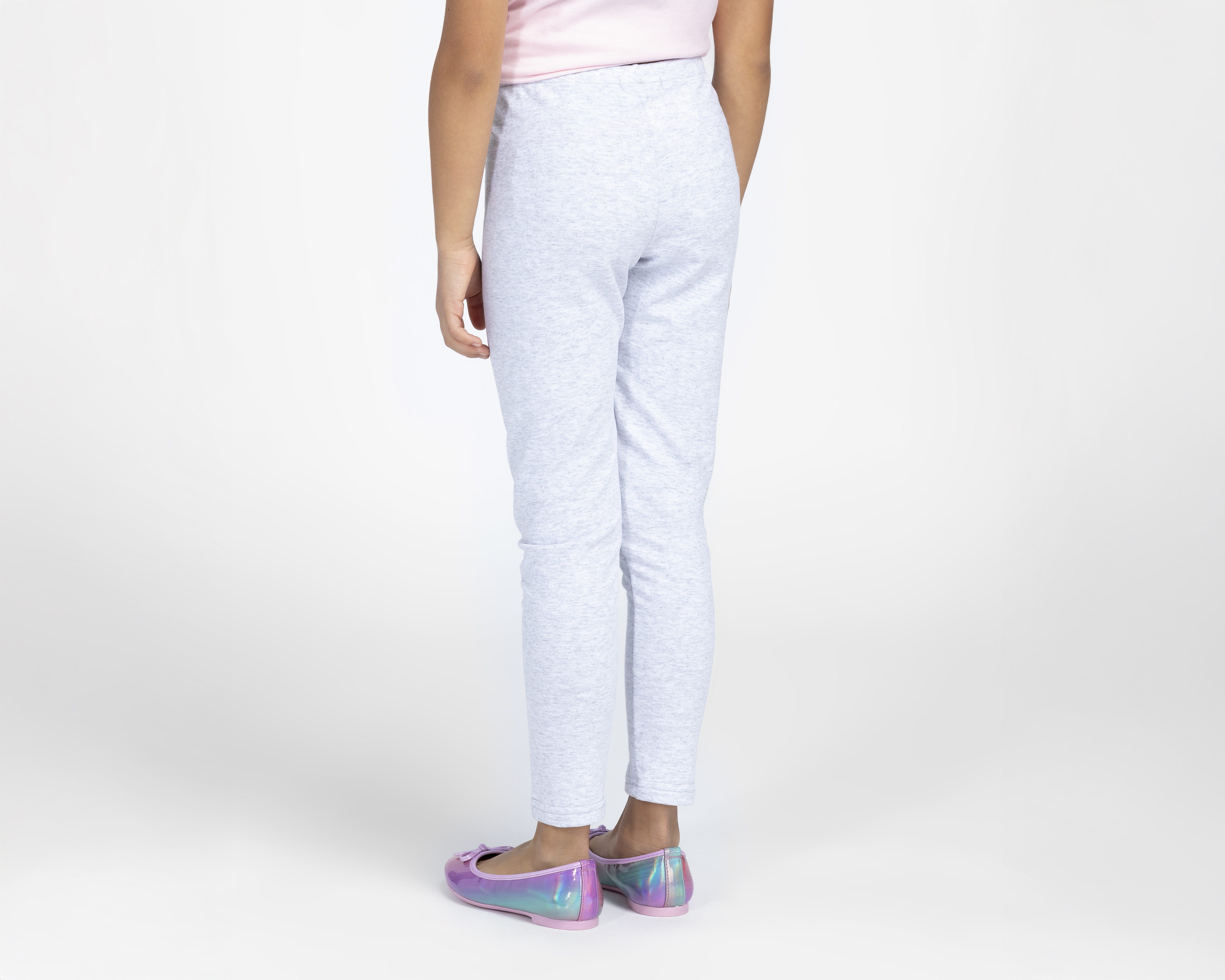 Foto 4 pulgar | Foto 3 | Leggings Grises Girls Attitude para Niña