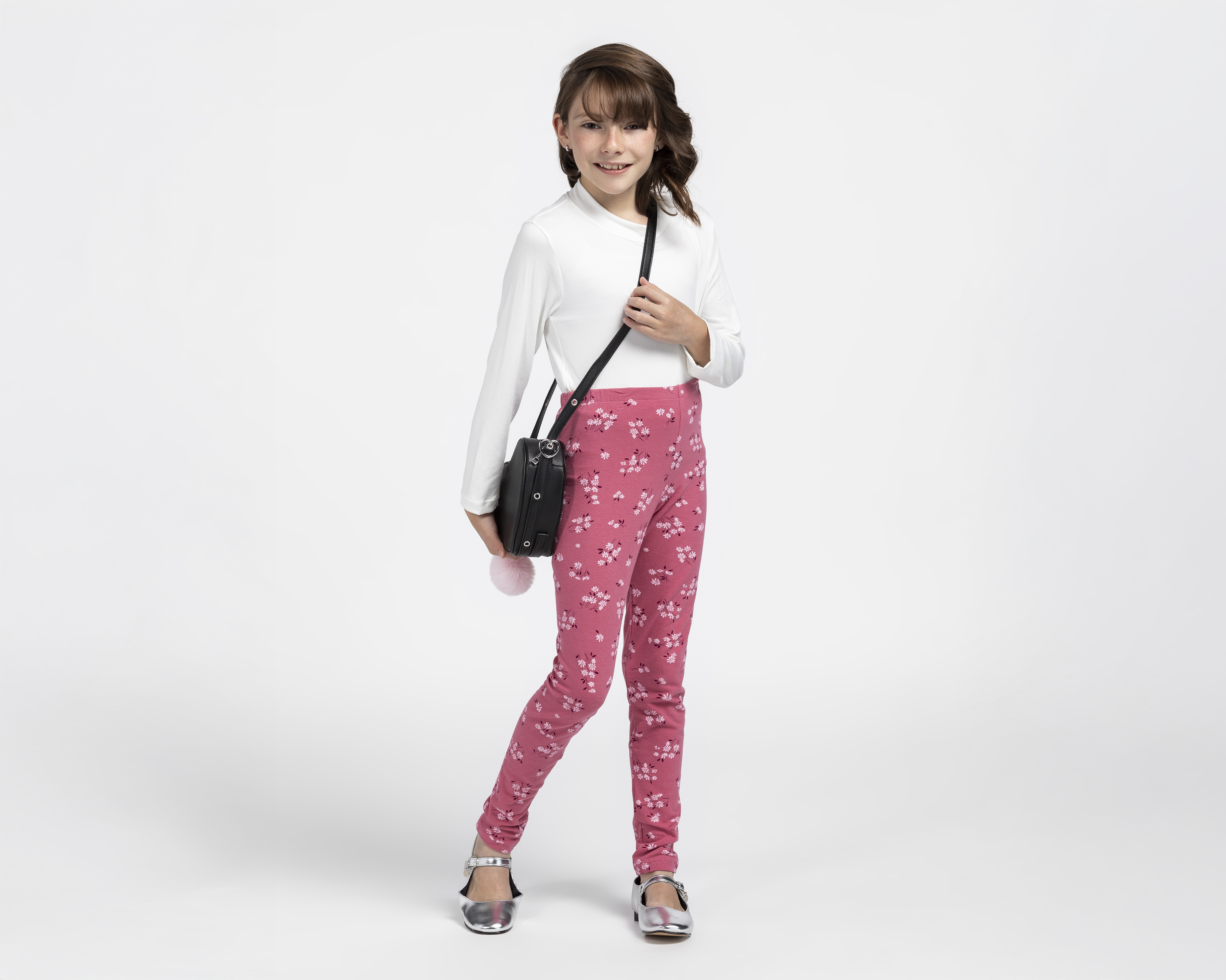 Foto 3 pulgar | Foto 2 | Leggings Girls Attitude para Niña