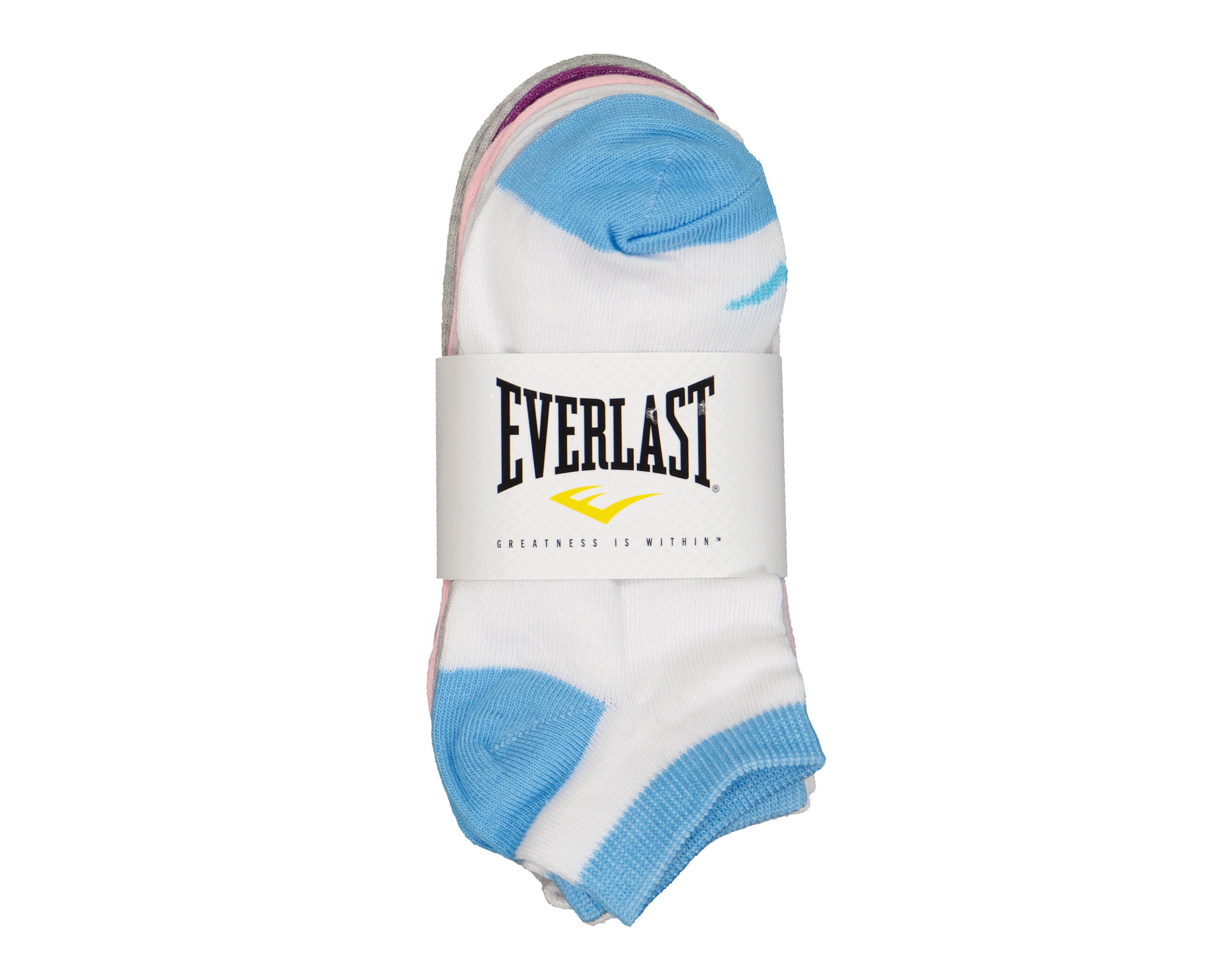 Foto 4 pulgar | Foto 3 | Calcetas Deportivas Everlast para Niña 6 Pares