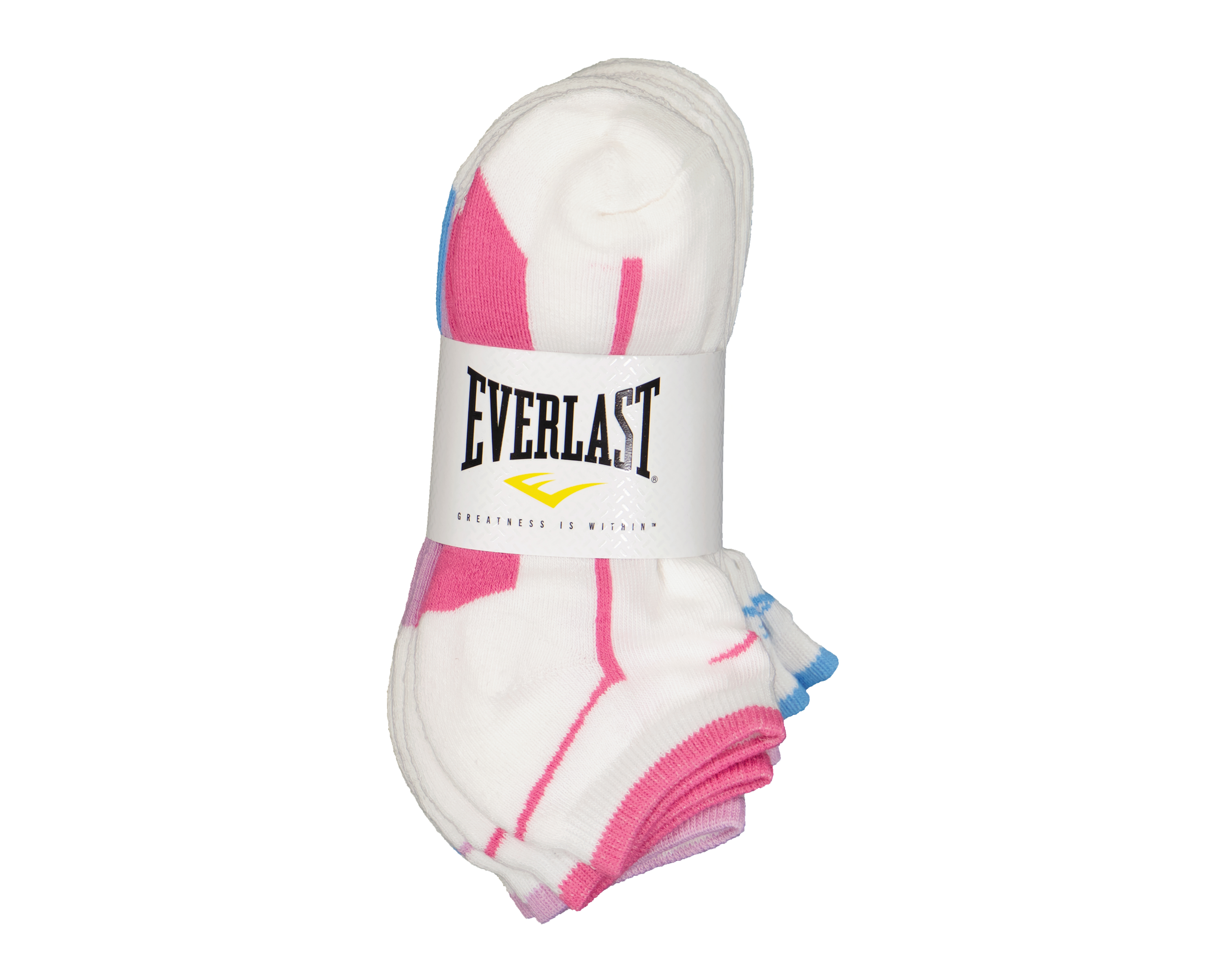 Foto 4 pulgar | Foto 3 | Calcetas Deportivas Everlast para Niña 6 Pares
