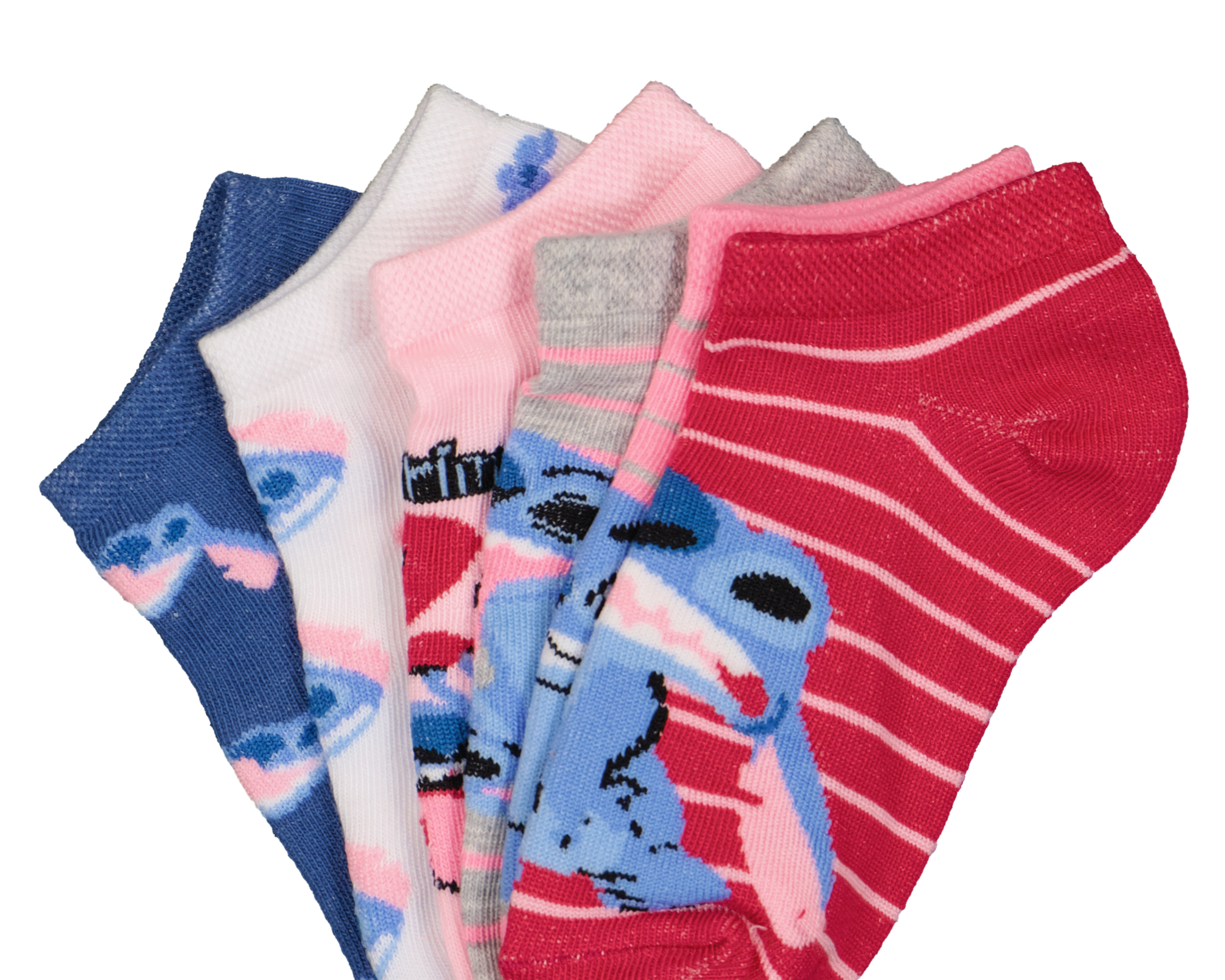 Foto 3 pulgar | Foto 2 | Calcetas Tines Disney Lilo & Stitch para Niña 6 Pares