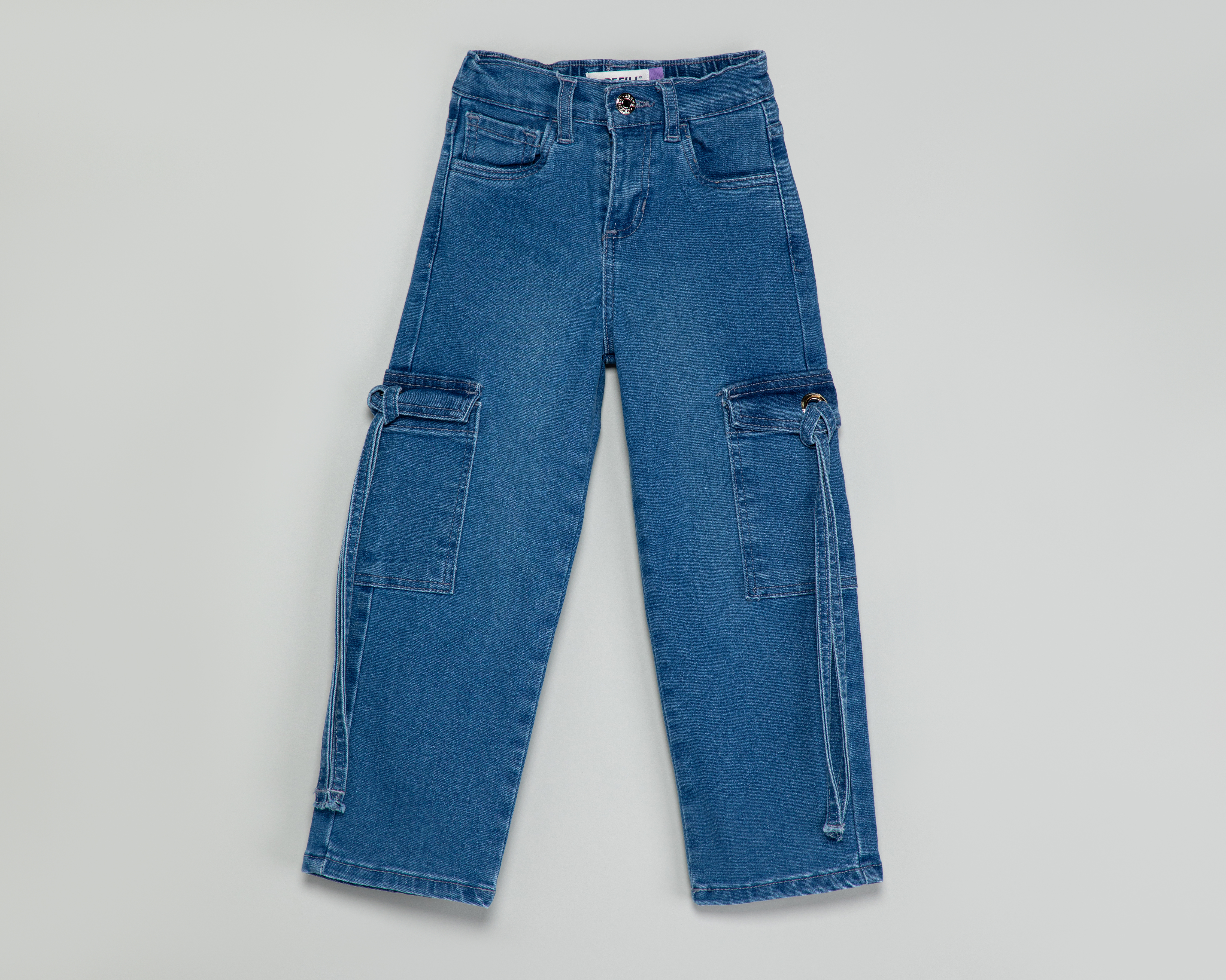 Foto 2 pulgar | Foto 1 | Pantalón Cargo Refill para Niña