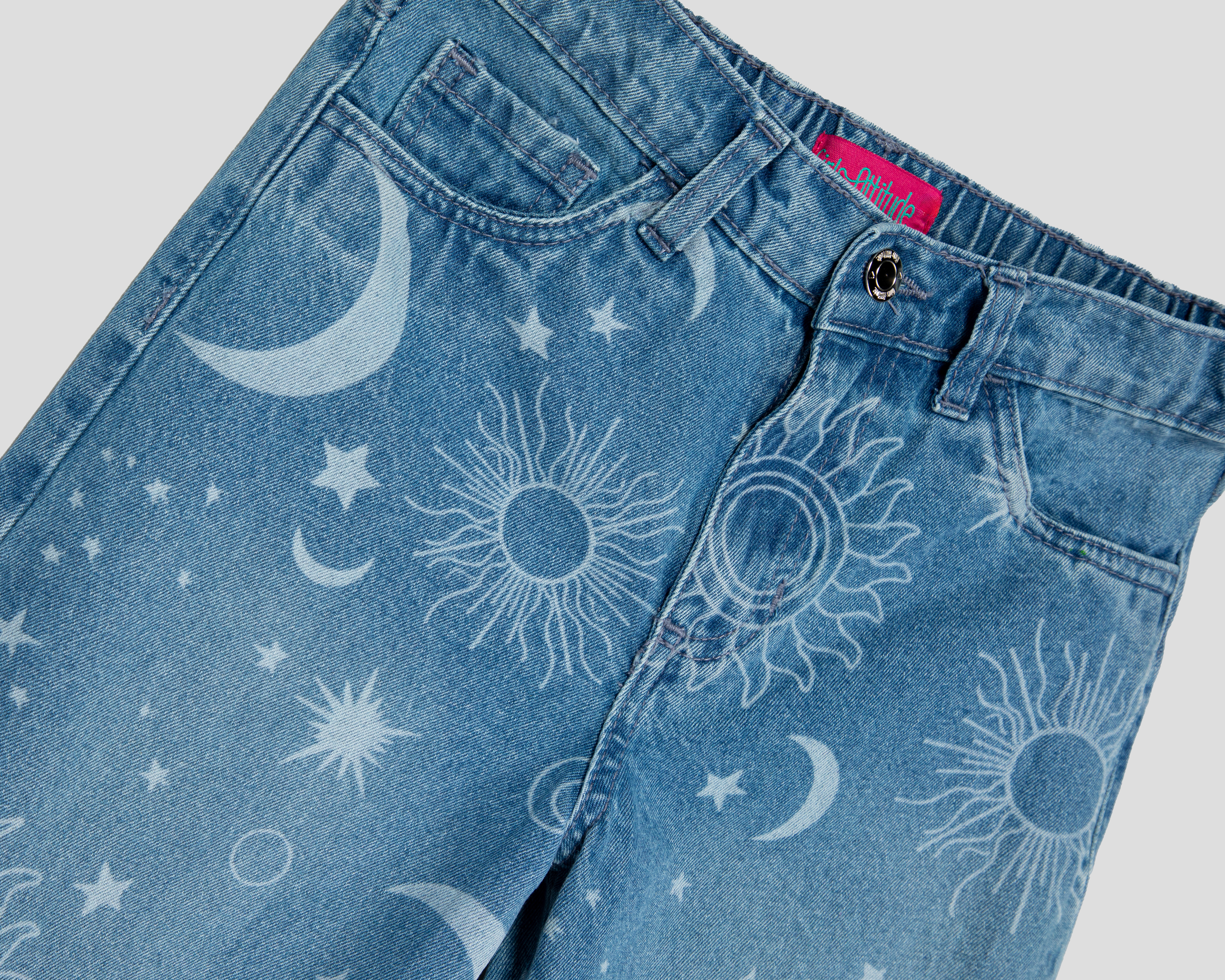 Foto 4 pulgar | Foto 3 | Pantalón Girls Attitude Wide Leg para Niña