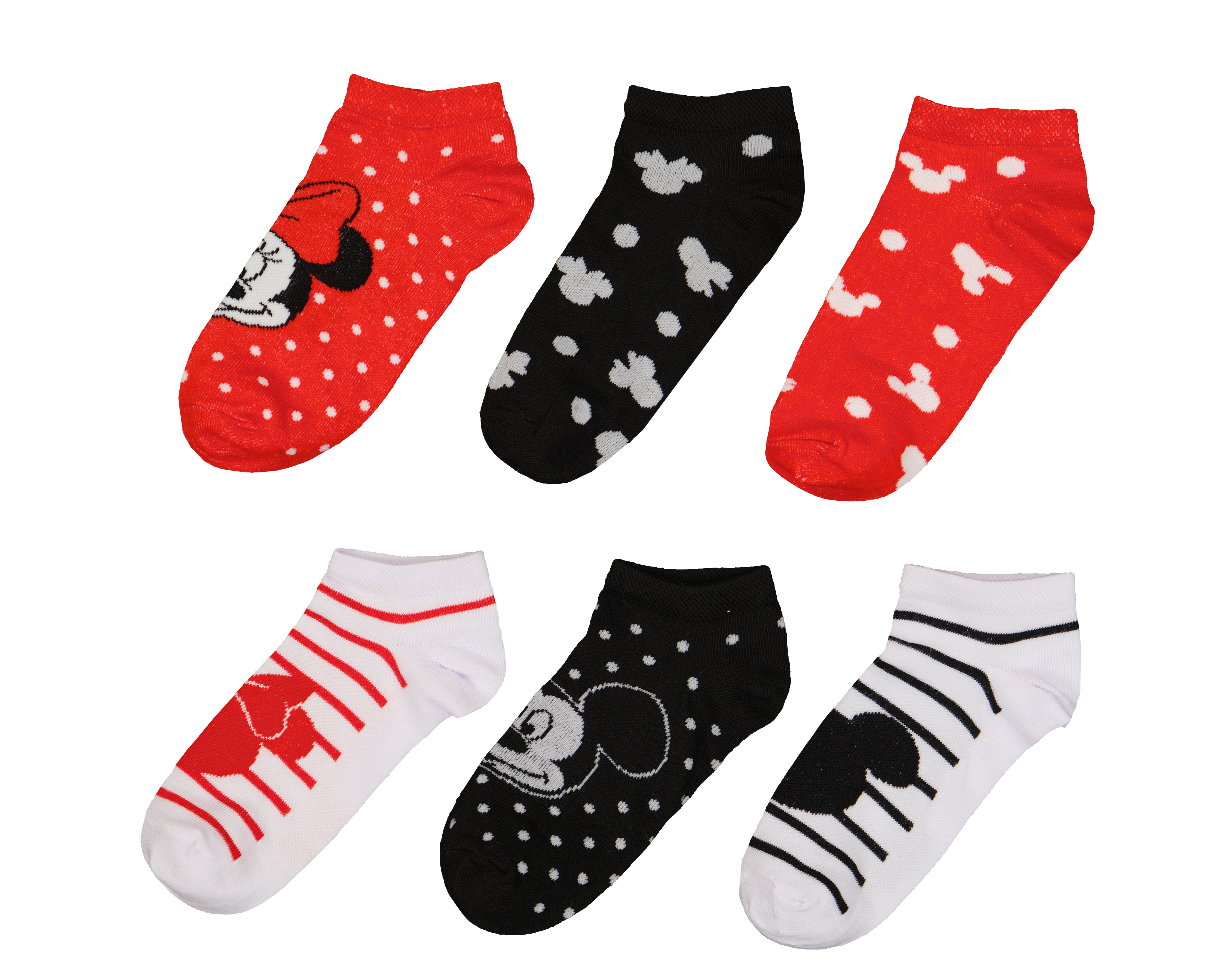 Calcetas Disney Minnie Mouse para Niña 6 Pares
